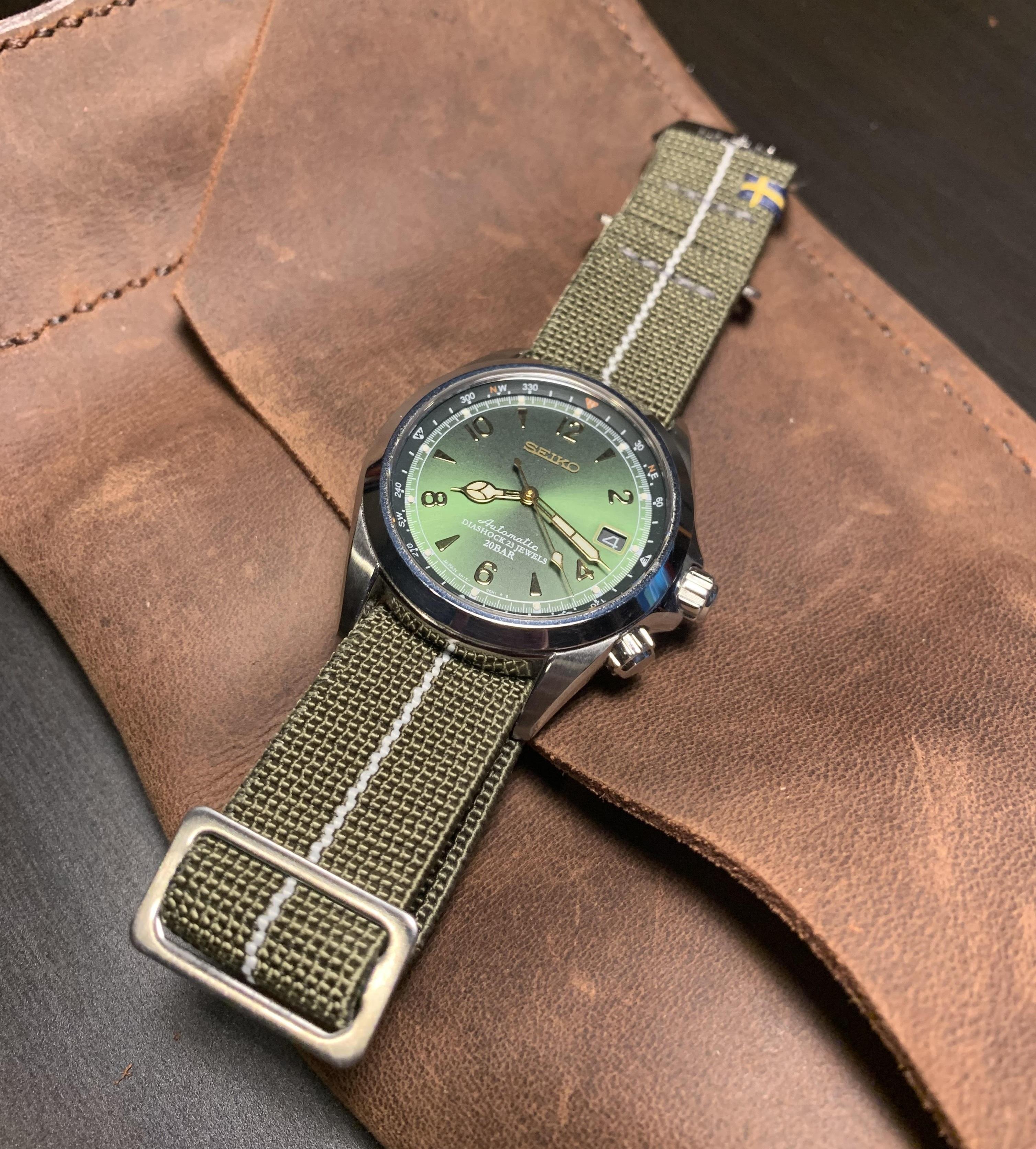 [WTS] Seiko SARB017 Alpinist + more straps you can throw a stick at