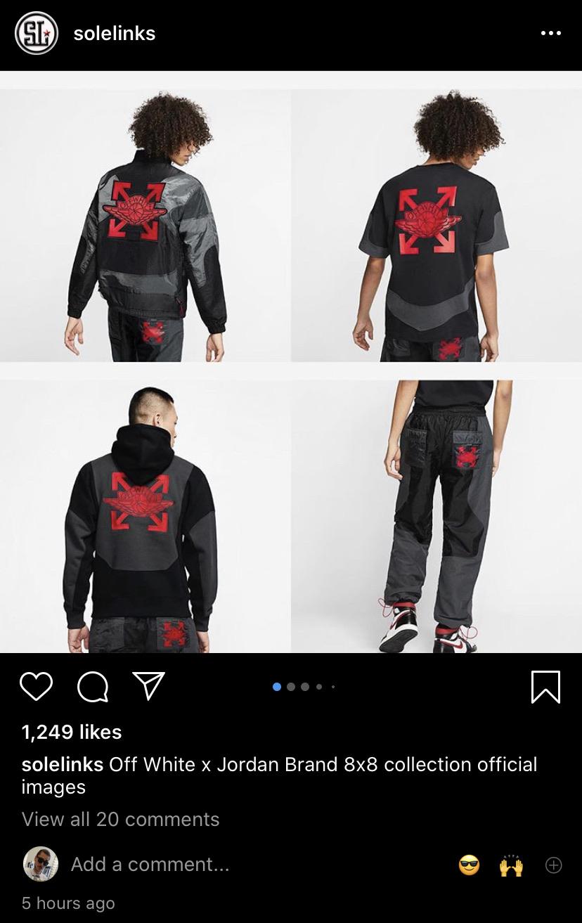 Off White x Jordan Brand Clothing Collab r/offwhite