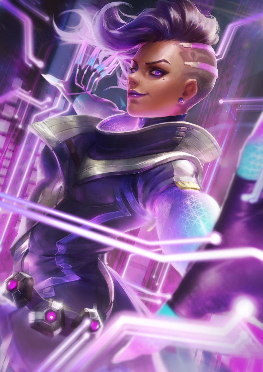 Sombra Fanart by Sariya Asavametha r/ImaginaryOverwatch