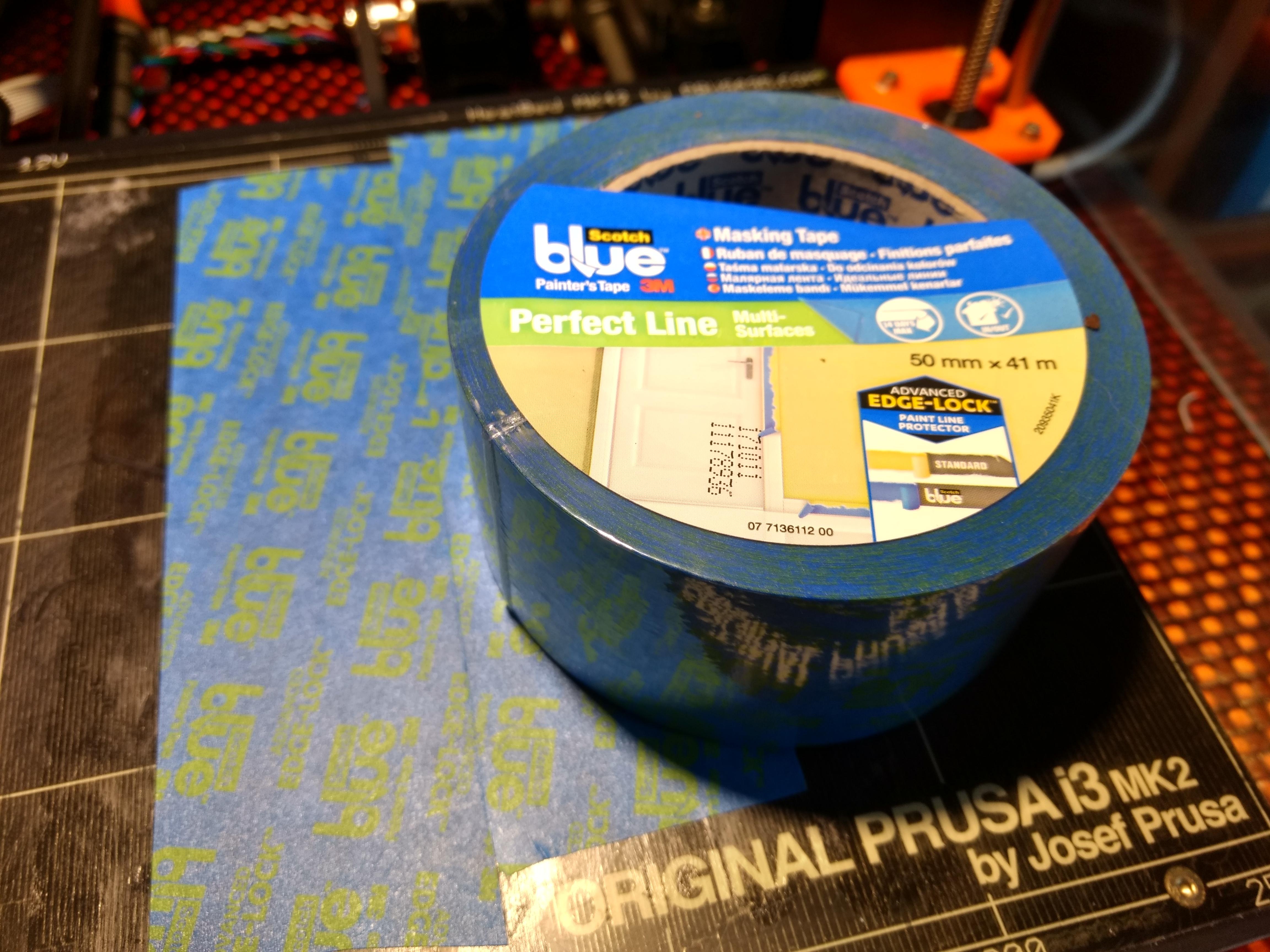 For UK printers Screwfix now stock blue tape r/3Dprinting