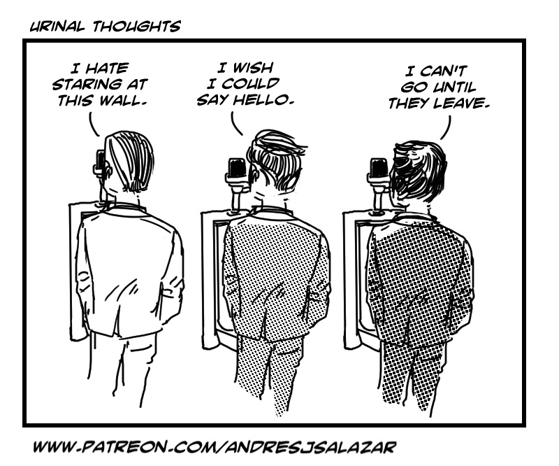 Urinal Thoughts 1 [OC]