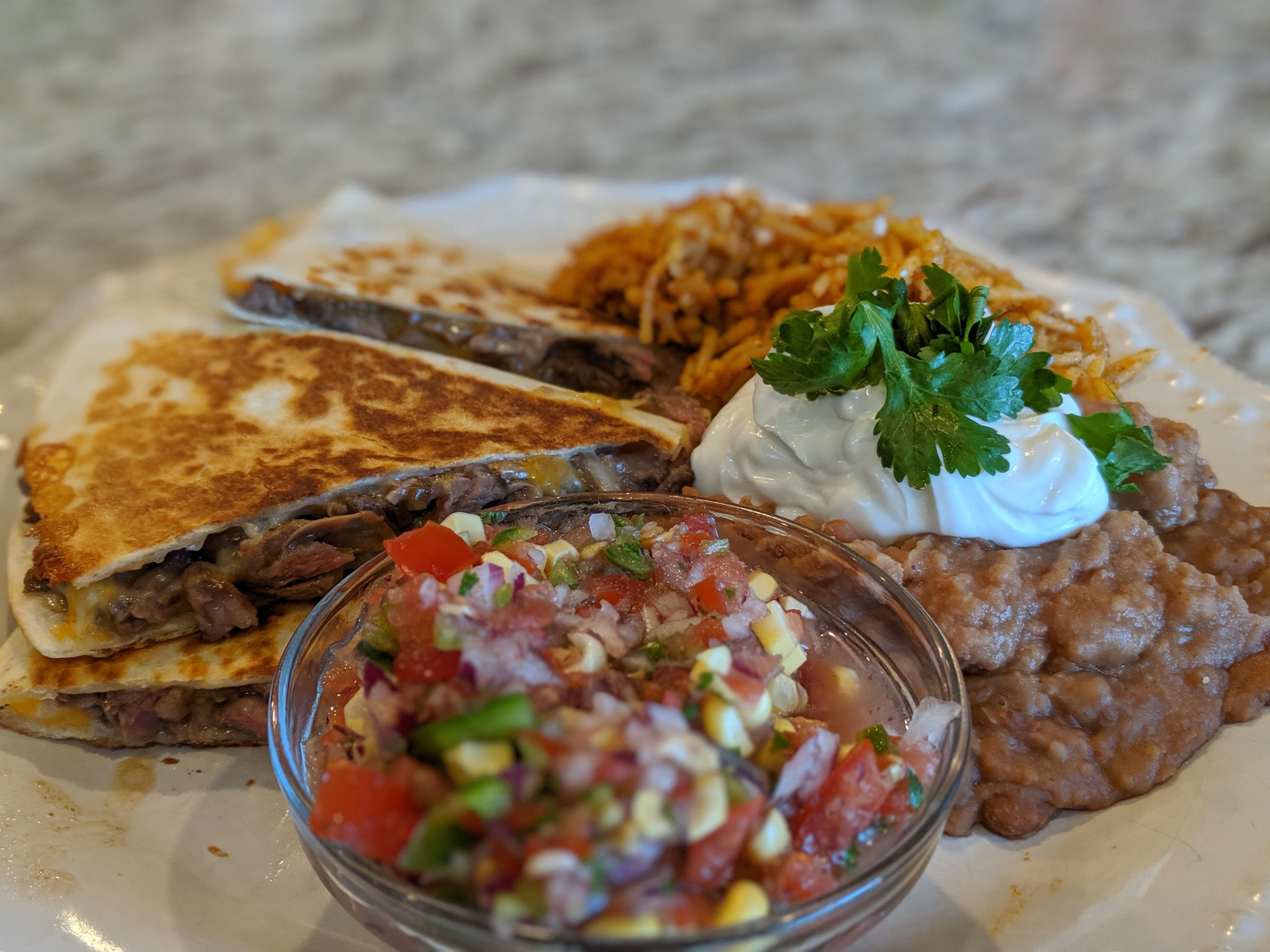 [Homemade]Carne Asada Quesadillas r/food
