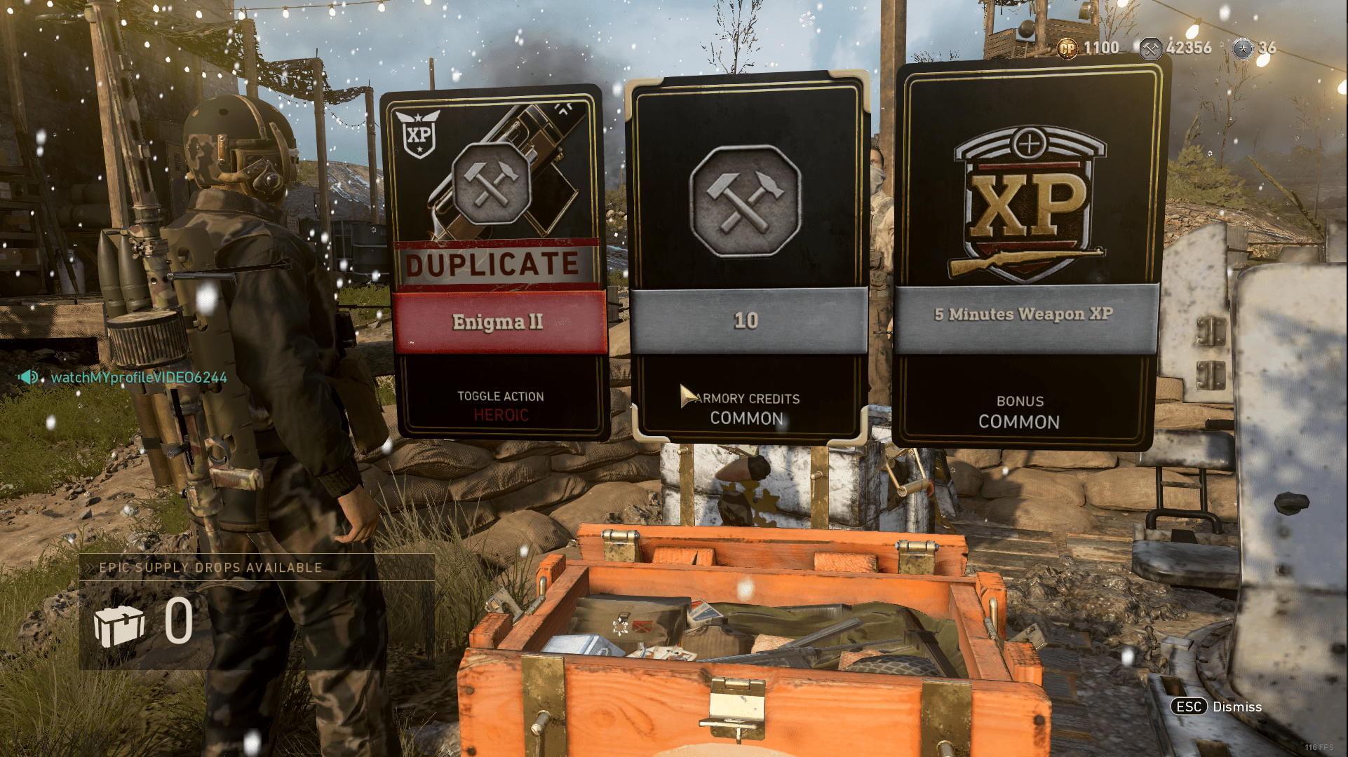 Best Epic Supply Drop Ever r/WWII