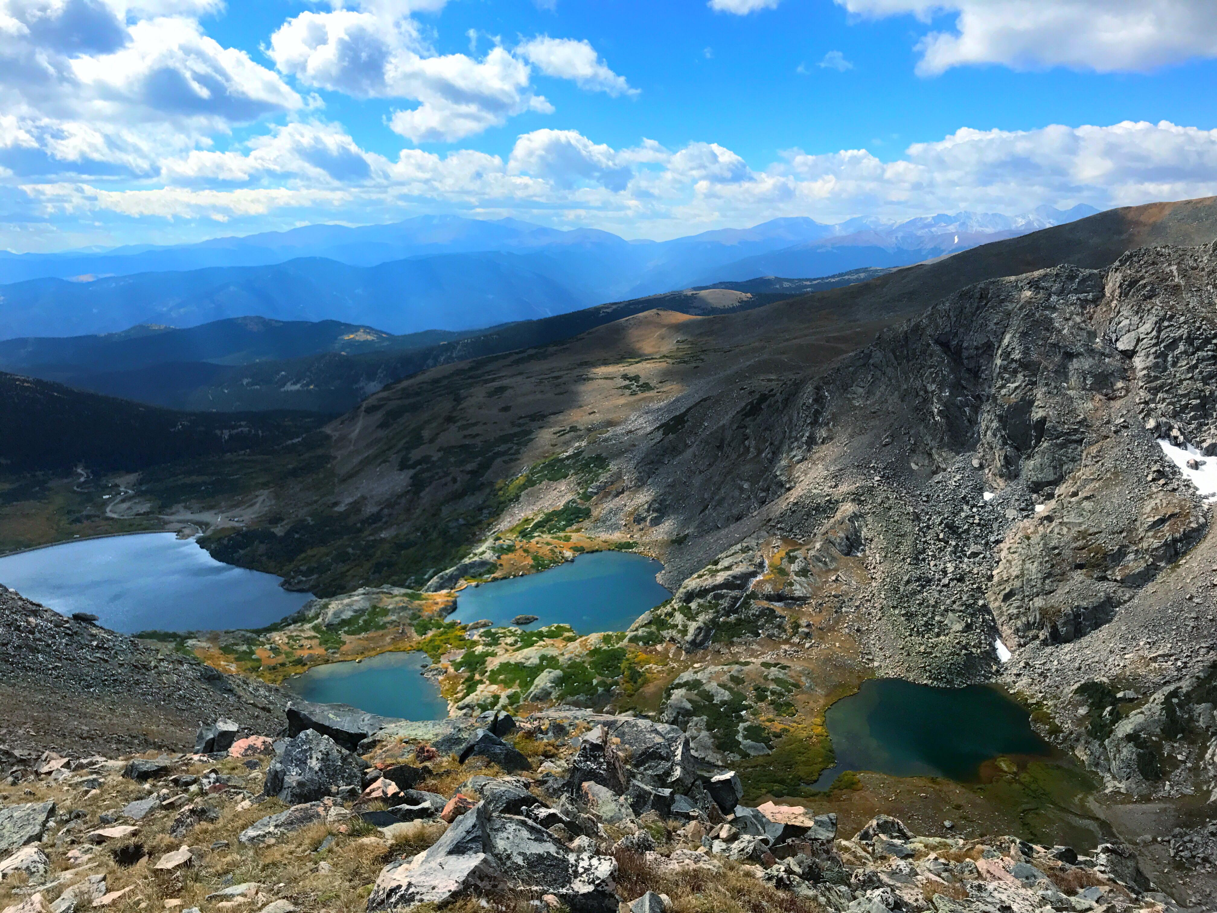 Overlooking Loch Lomond while hiking to James Peak in Colorado r/CampingandHiking