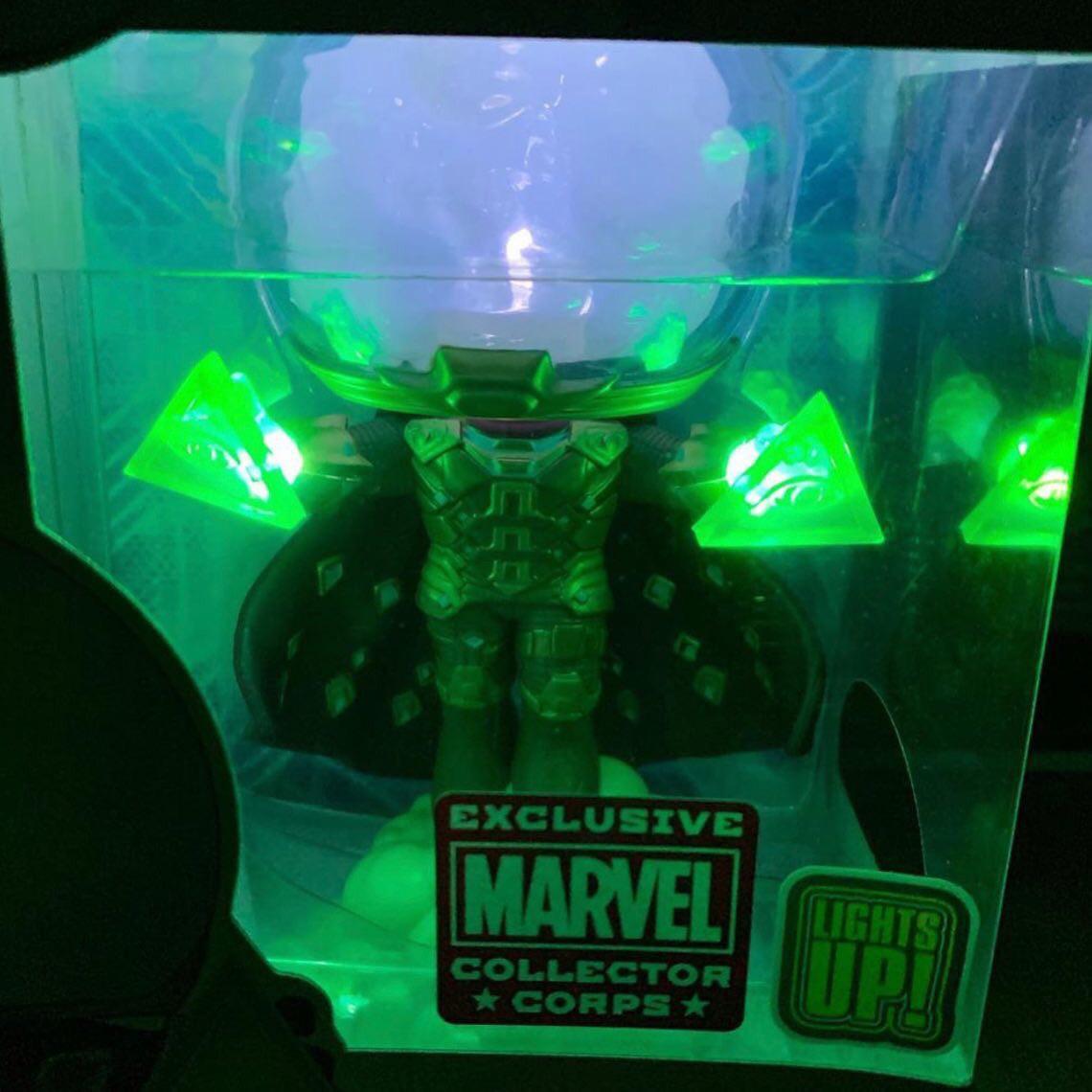 Another look at the MCC SpiderMan Far From Home Mysterio LightUp Pop