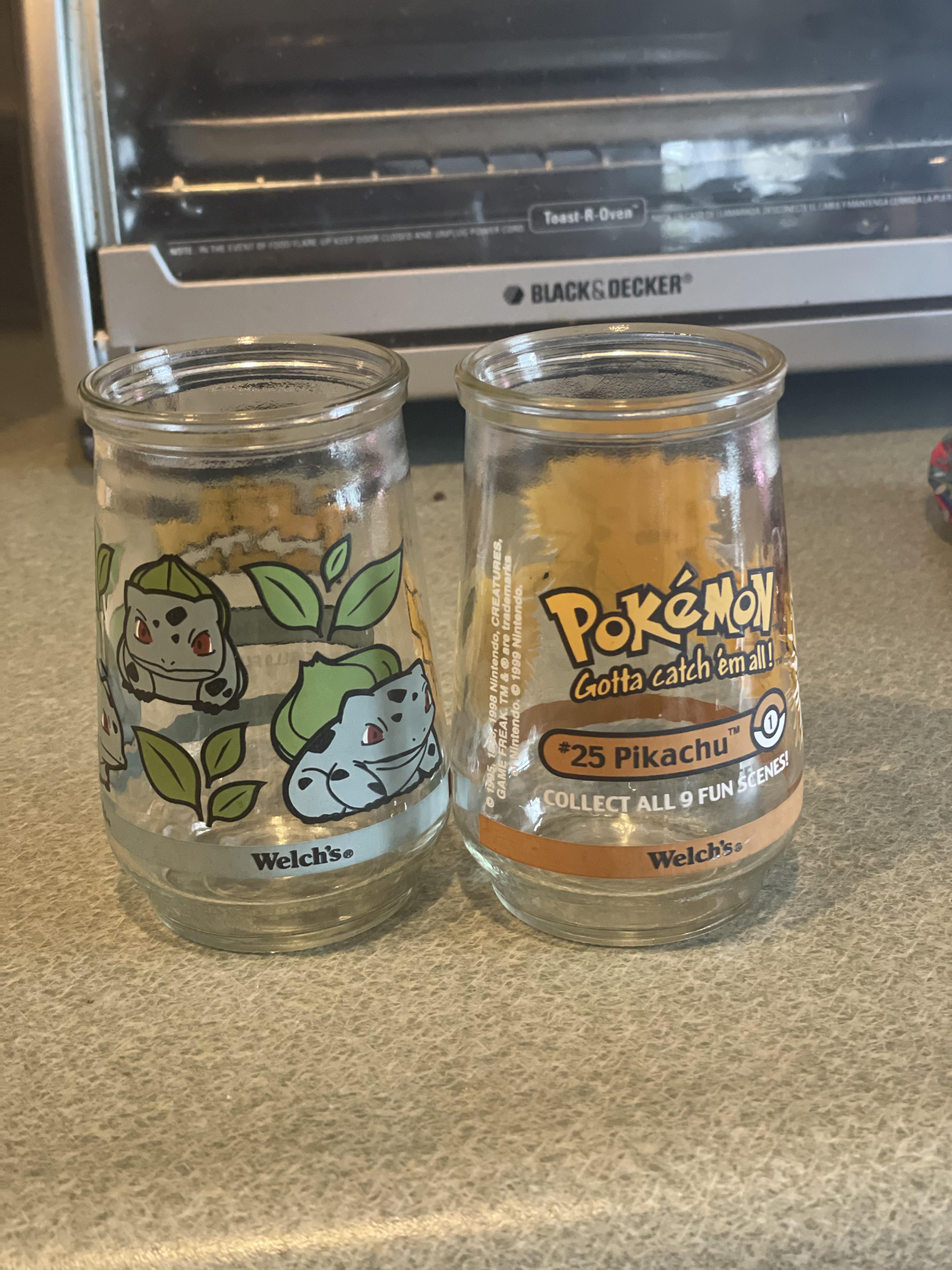 Mom saved them all these years. Welch’s limited edition Pokémon jelly