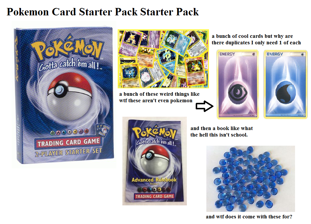Pokemon Card starter pack Starter Pack r/starterpacks
