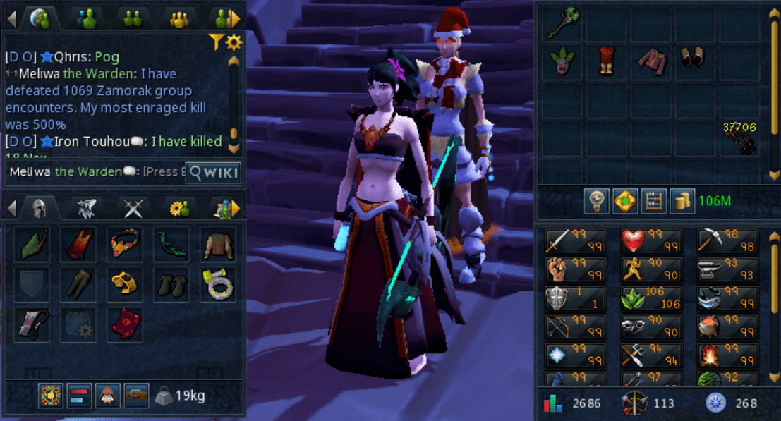 Bow of the Last Guardian finished on the 1 def iron! r/runescape