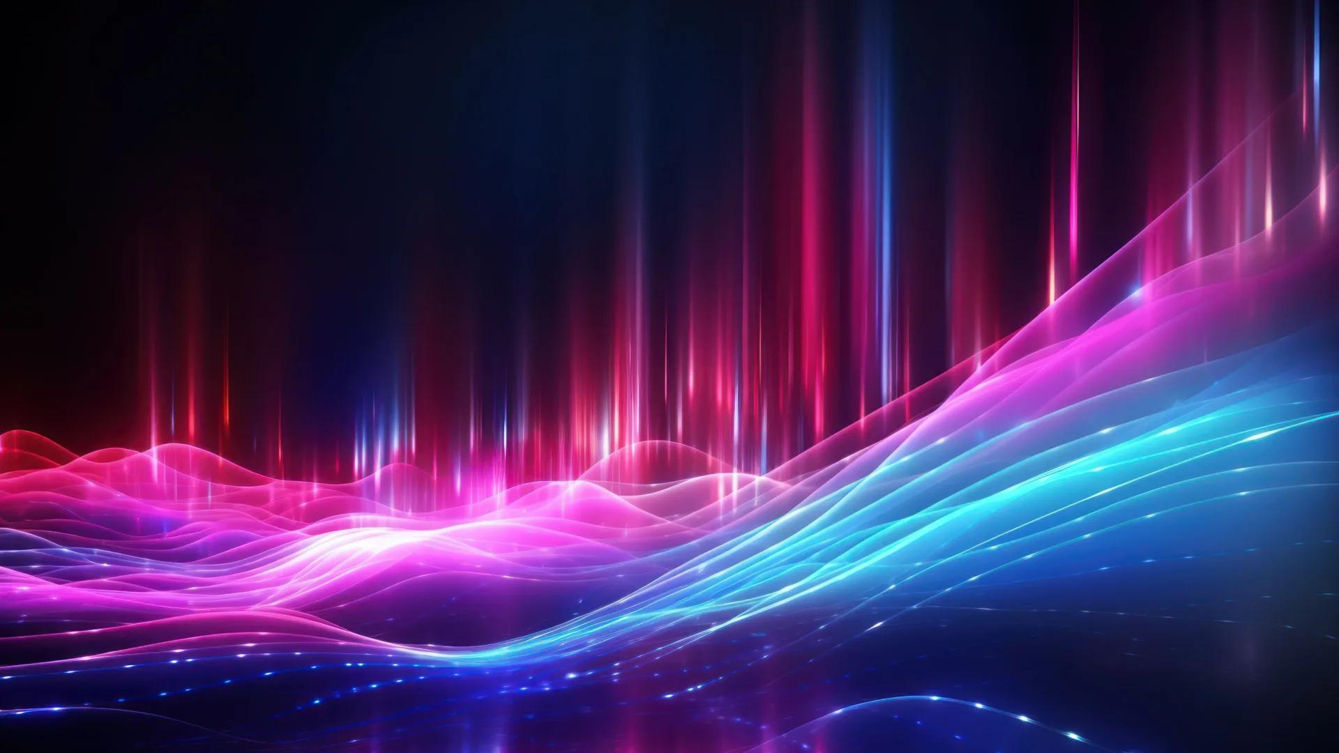 Abstract Blue Pink Gradient Layers AI Generated [1920x1080] r/wallpapers