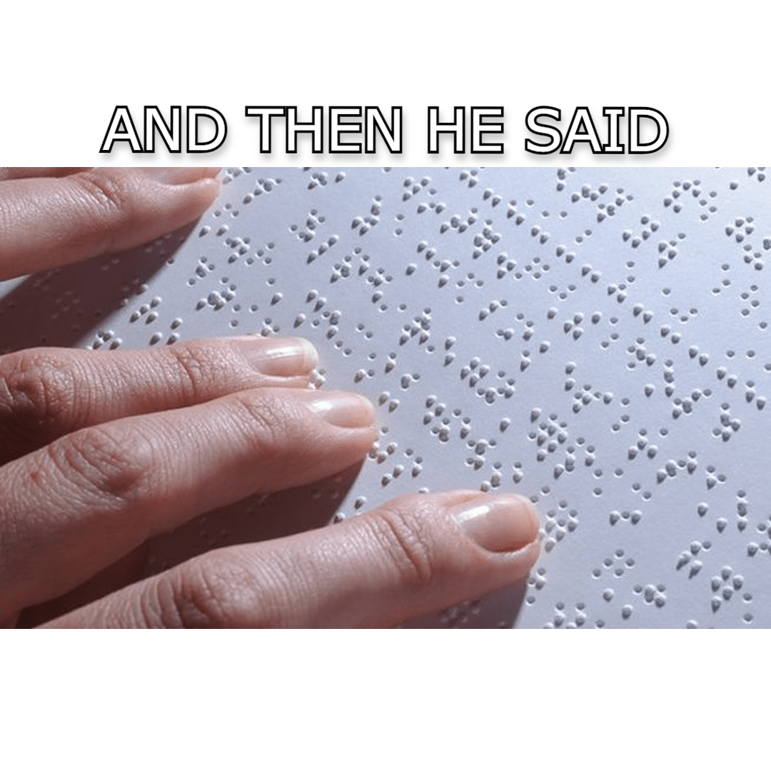 Here it is Connor, Braille Meme r/TrashTaste