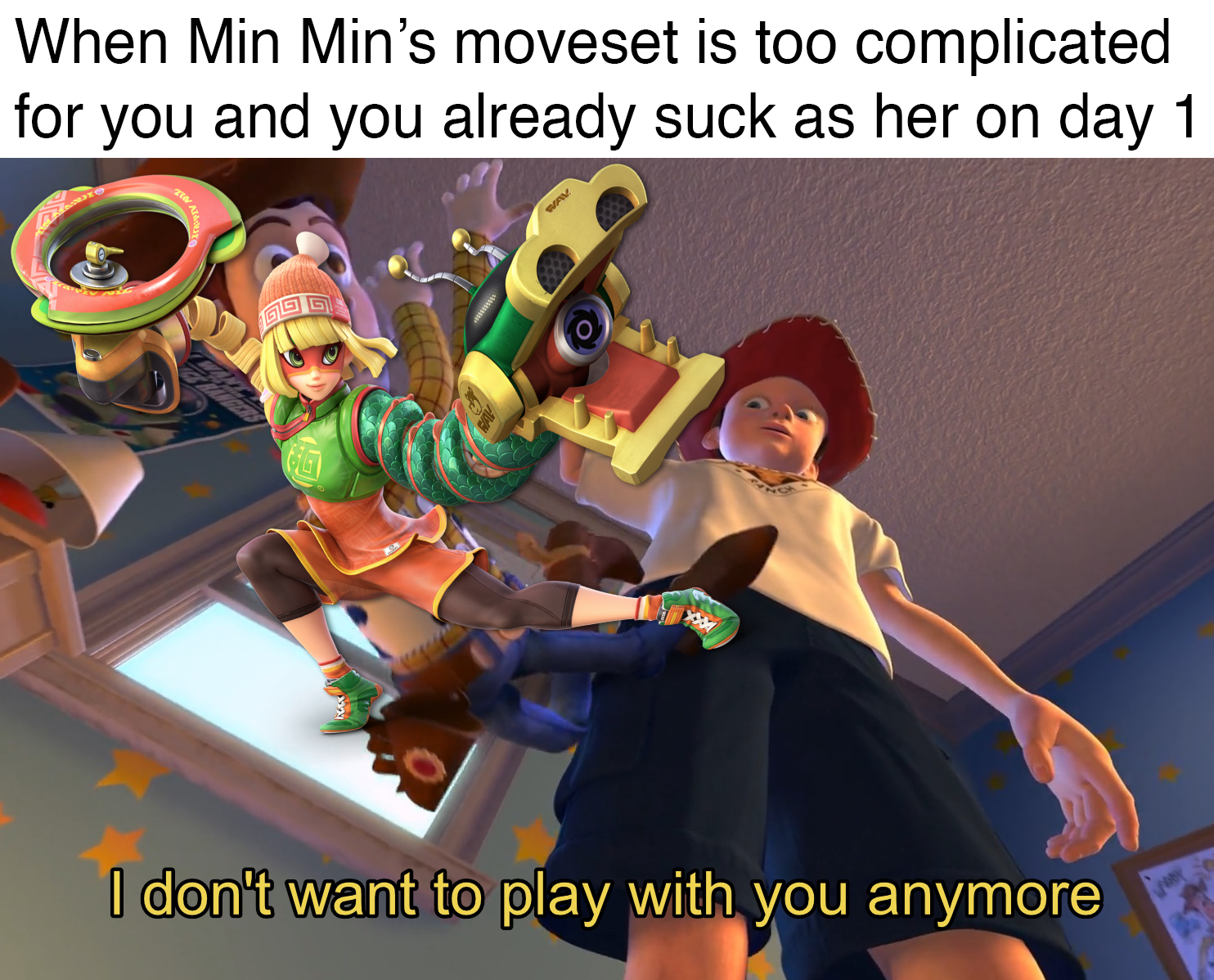 I'm sorry Min Min, using b to nair feels weird. SmashBrosUltimate