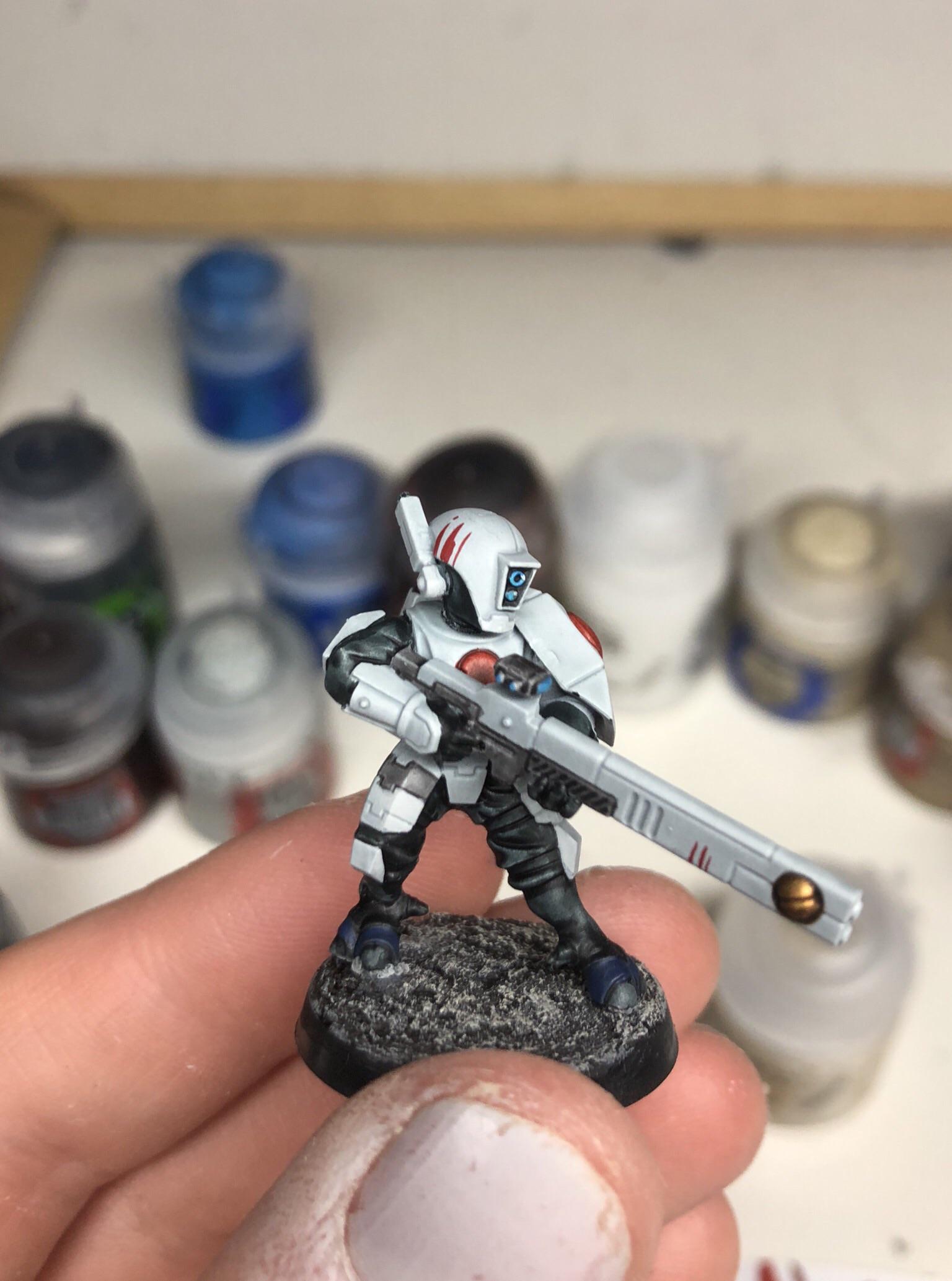 Tau painted in approximately 6070 minutes using 90 contrast! Test