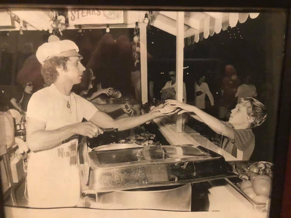 “Trenton Joe” serving up food at the Feast of Lights in Trenton, NJ