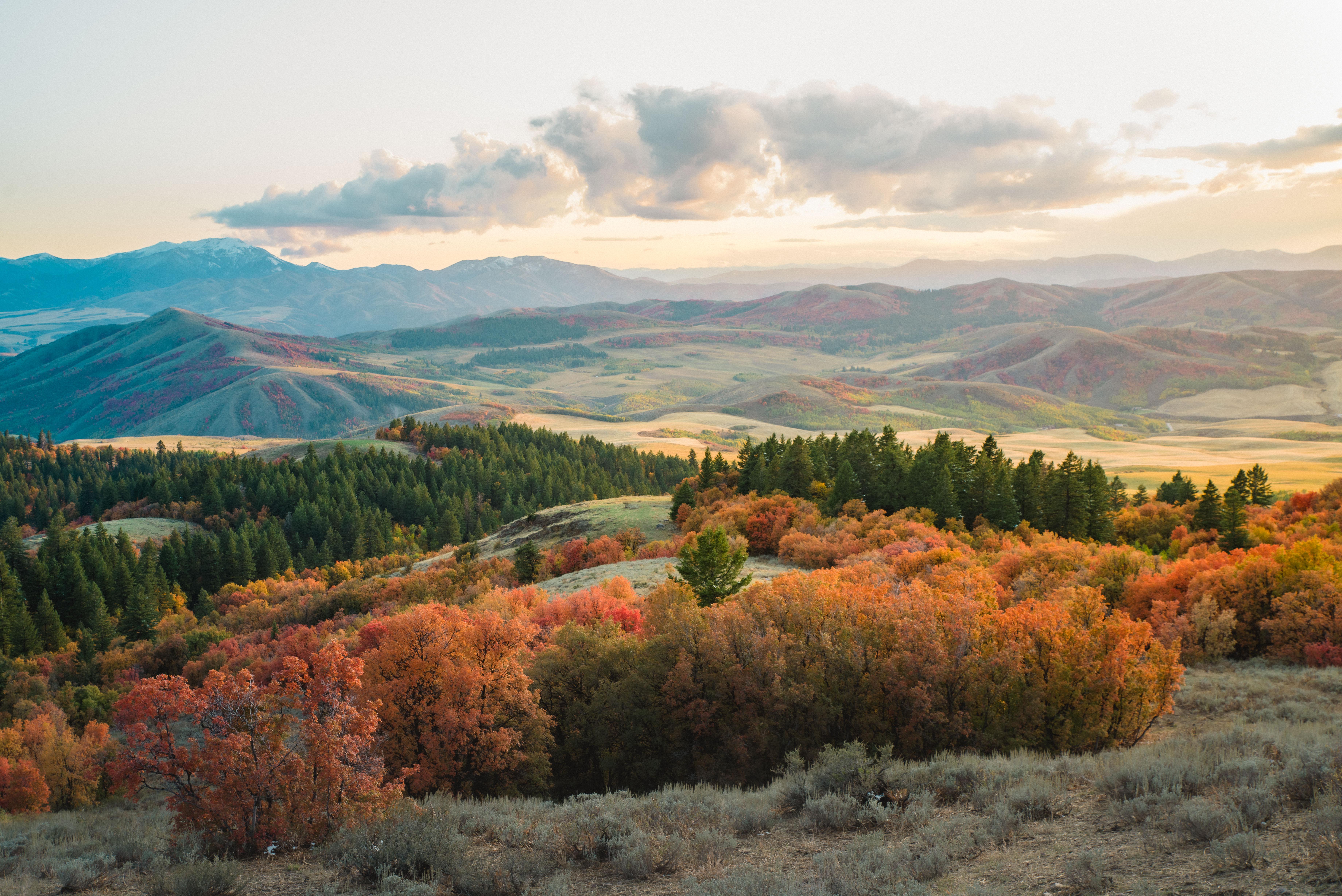 The onset of winter makes me miss the height of autumn. Pocatello, ID [oc][7360x4912] r/EarthPorn