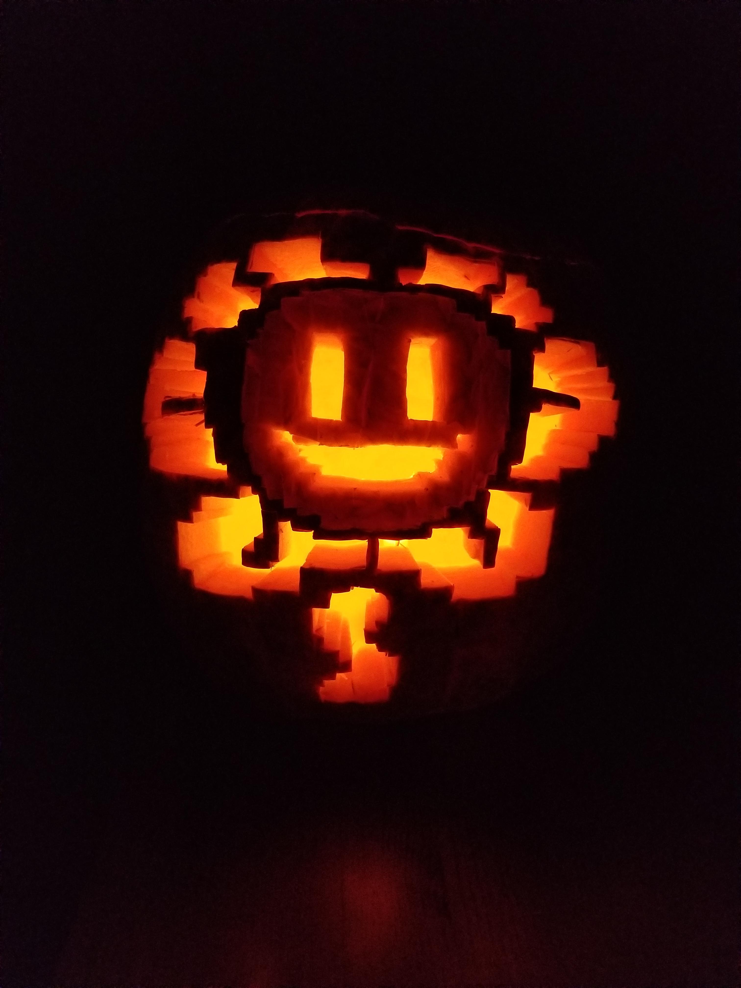 first year carving a pumpkin! i know its late but heres your best