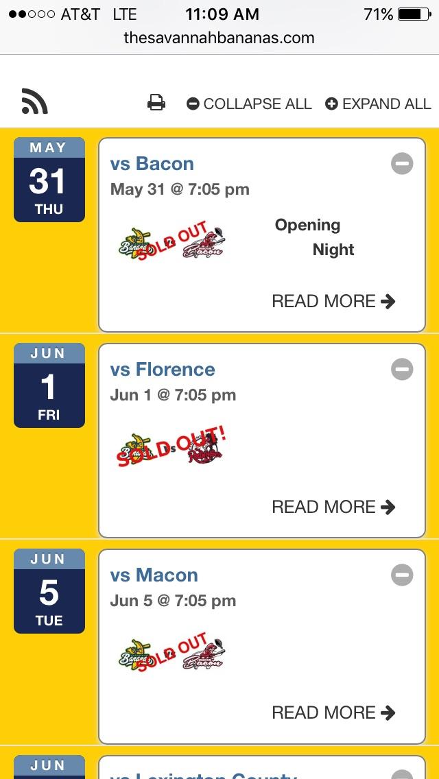 Does anyone have extra tickets (5) for the first 3 Bananas games? (Mods