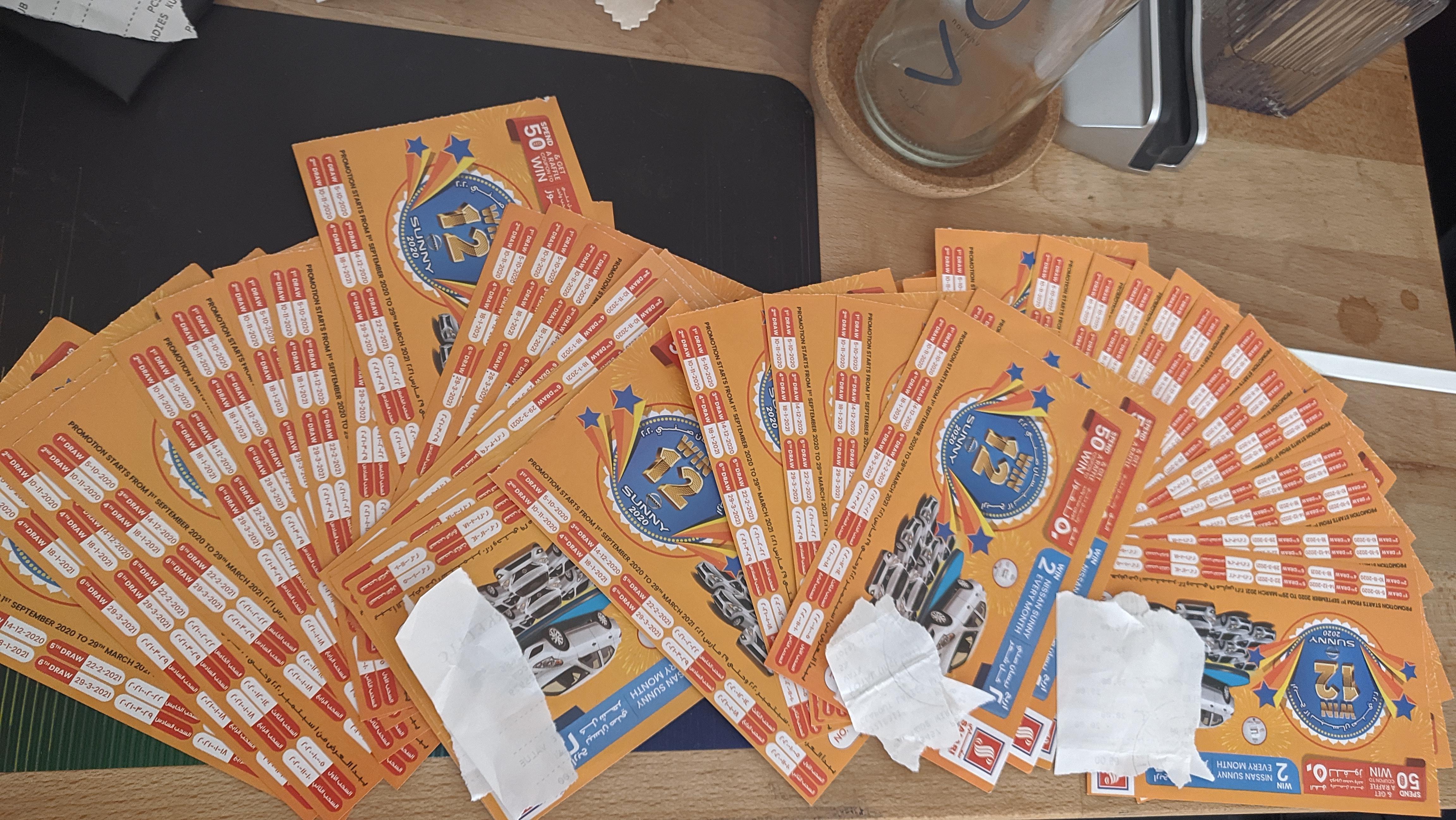 After 20 years, I have given up all hope on winning anything from a