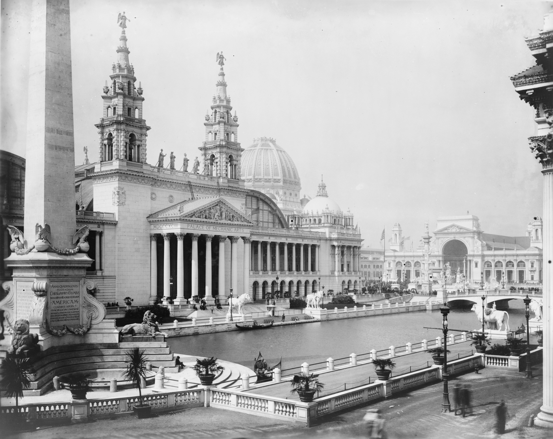 the Palace of Fine Arts from the 1893 World's Columbian Exposition in