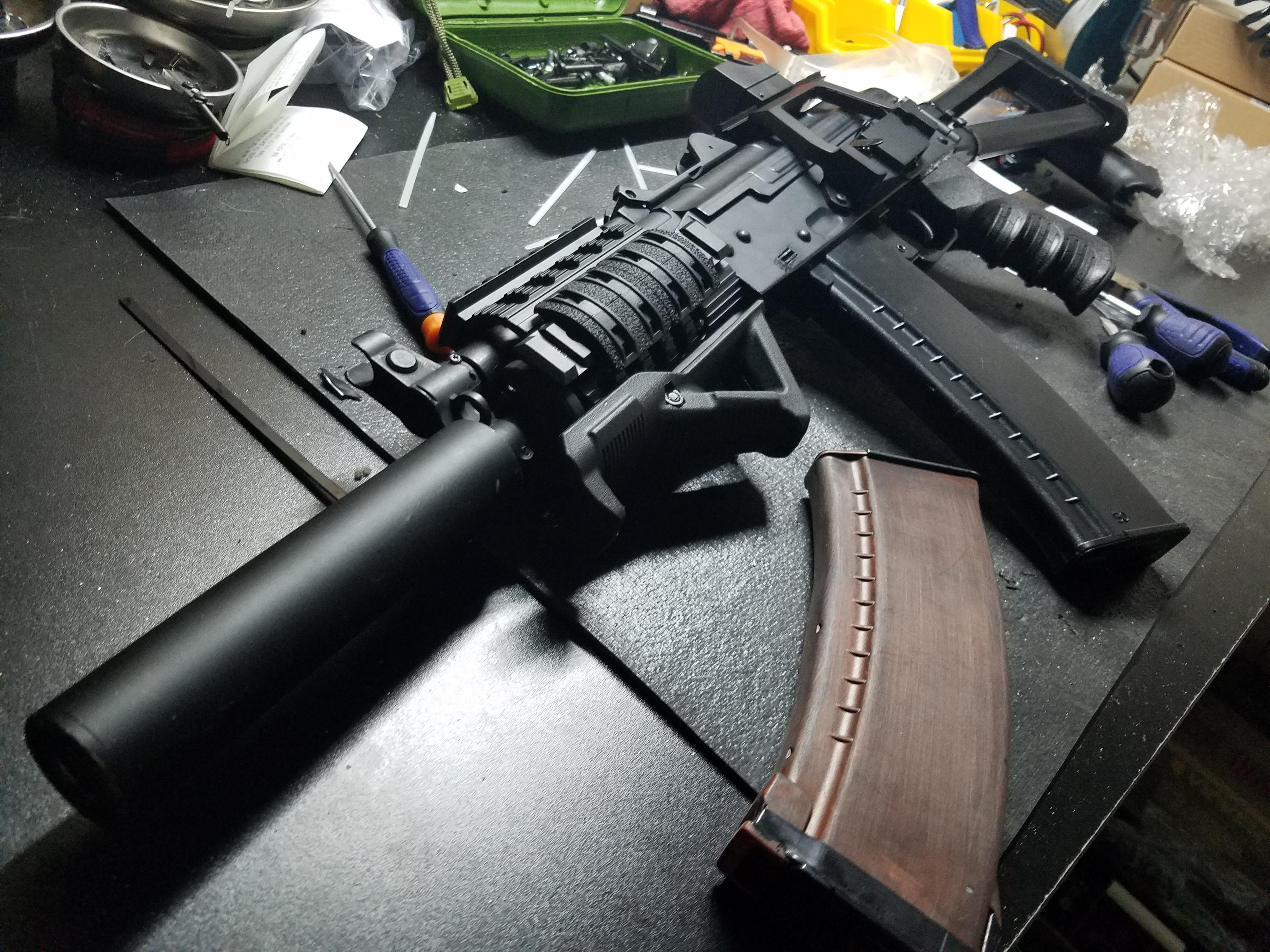 The Probably Only Modernized Airsoft AK74U In Alaska Is Finaly Complete And Its Beautiful r