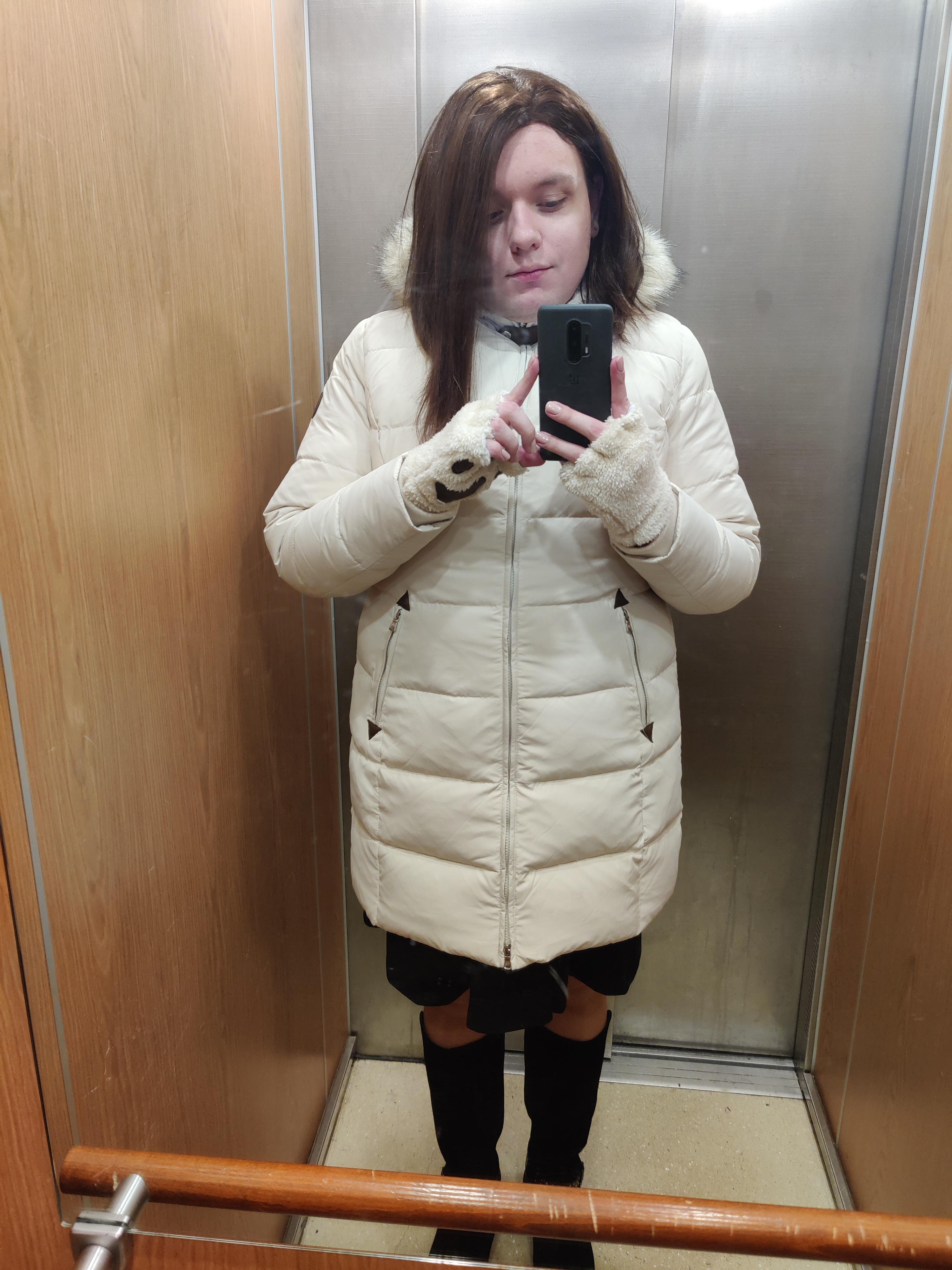 Happy to be able to wear clothes I like. In fact, I haven't worn any