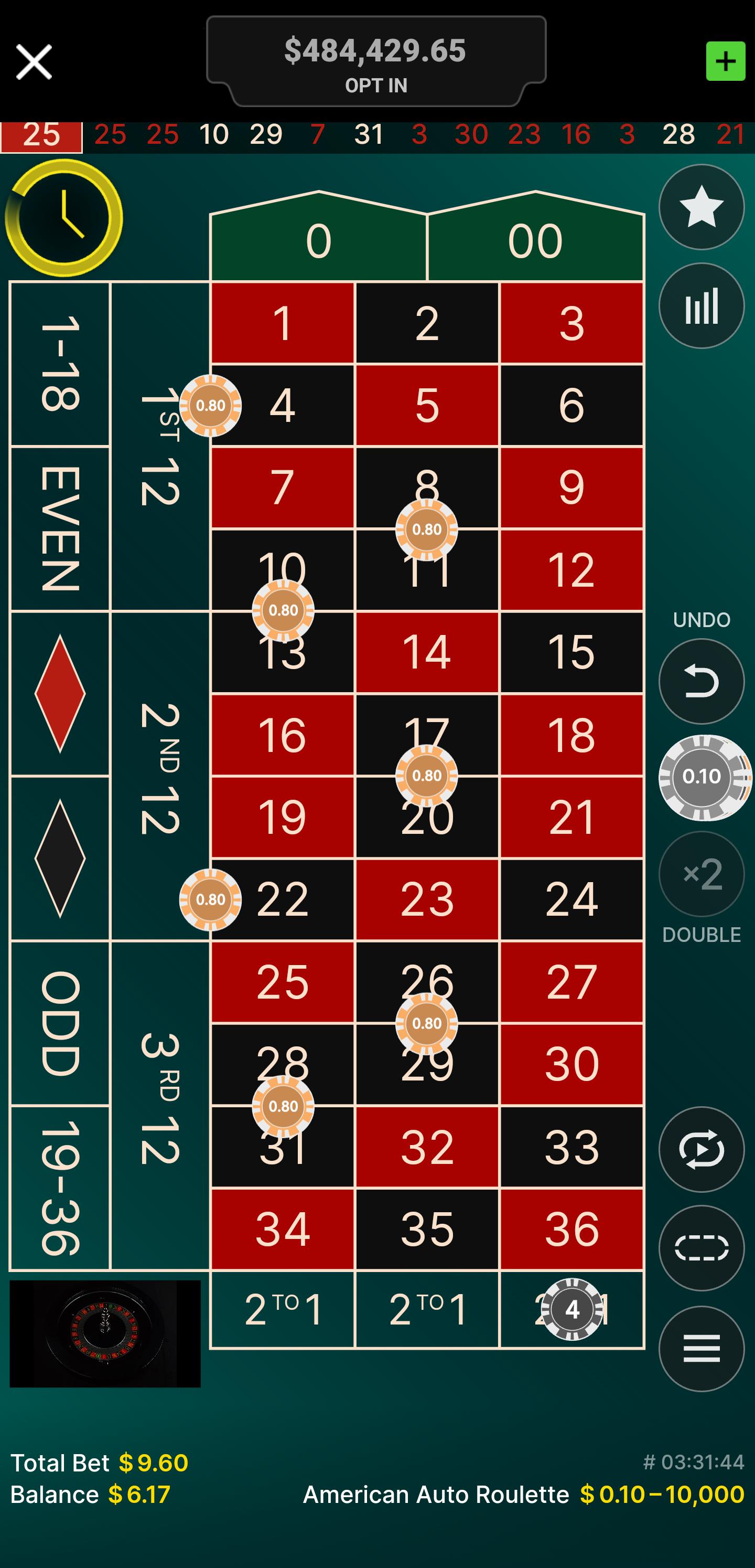 How to lose 30 dollars in 2 minutes. r/roulette