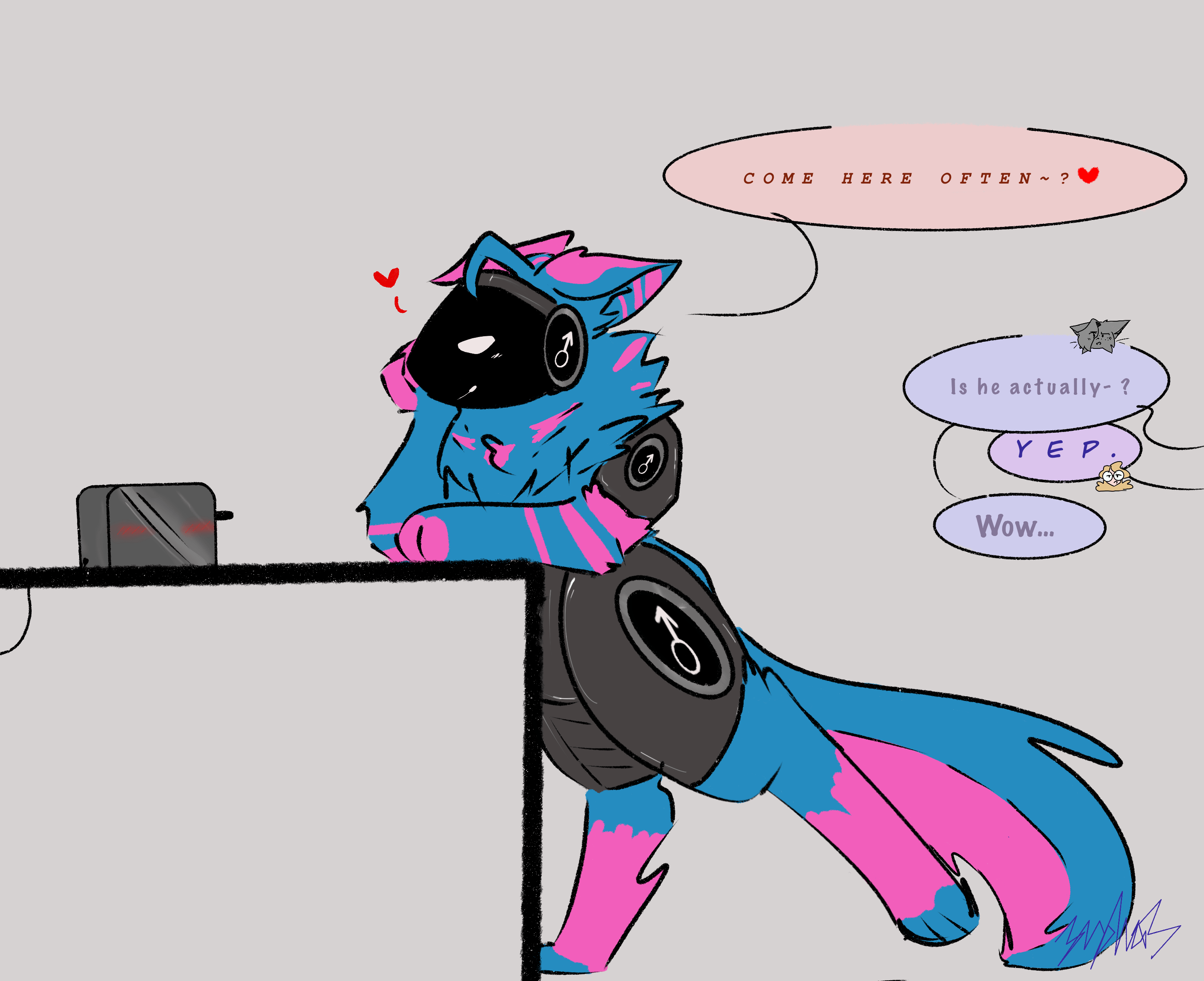 Toaster X Toaster (Art By u/ClearSkies007) r/protogen