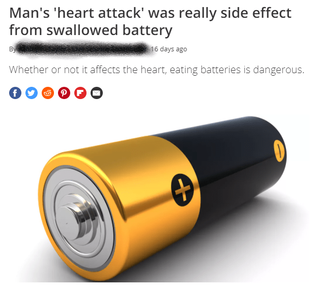 Why would you swallow a battery? HOW did you swallow a battery? r