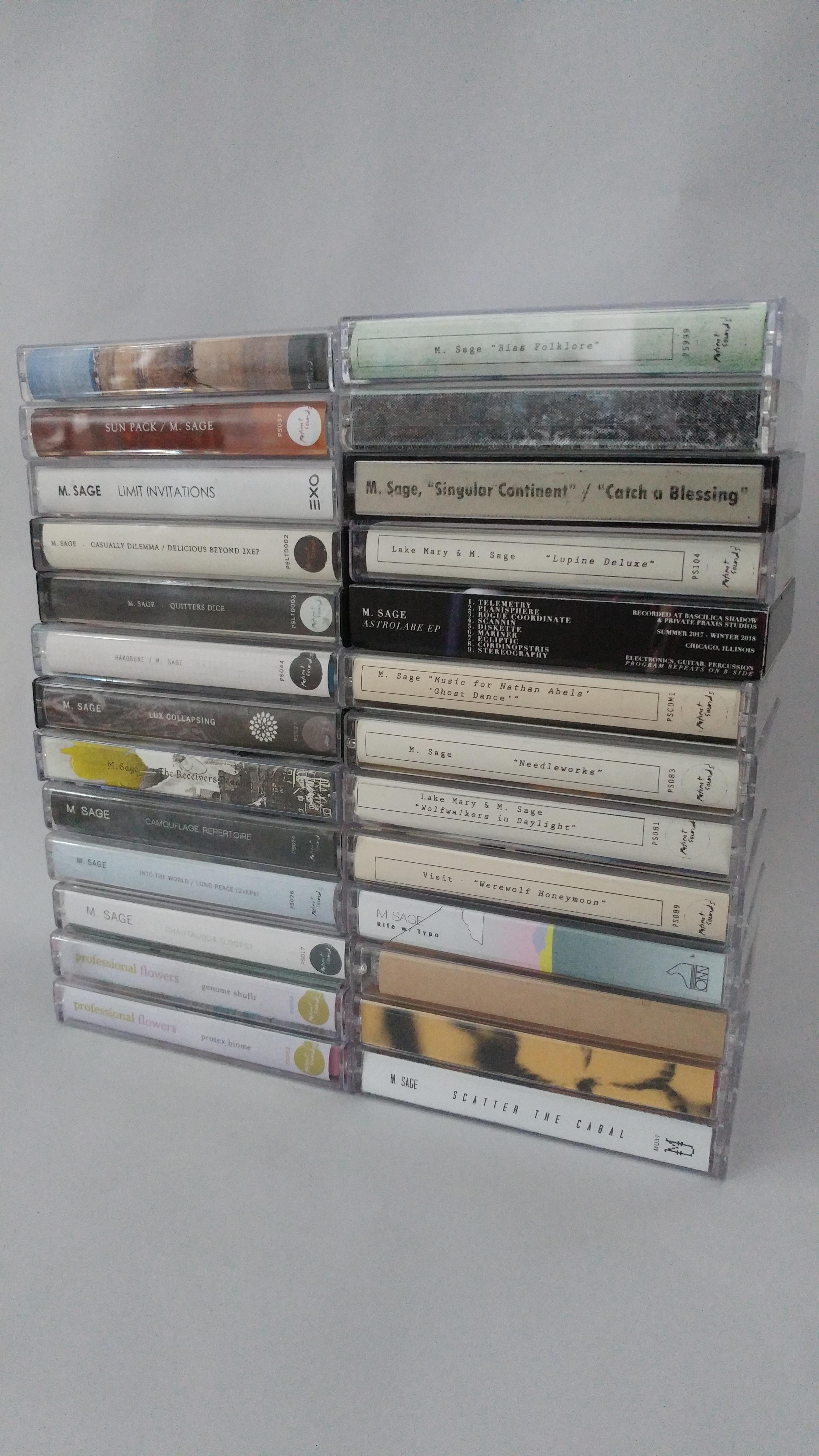 My extensive collection of ambient/experimental artist M