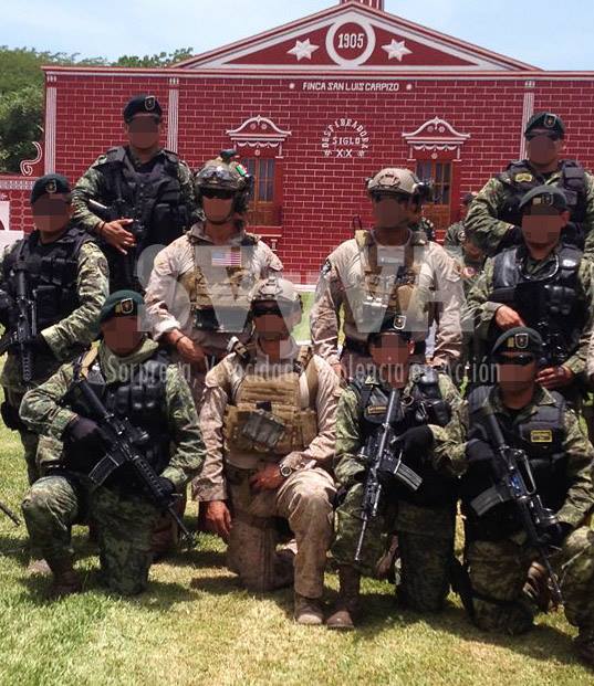 Mexican Army Special Forces and U.S MARSOC Raiders during a jointtraining in southern Mexico