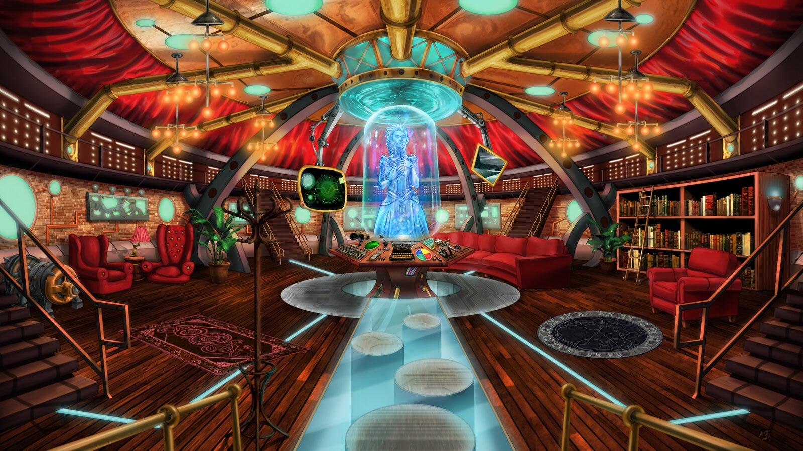 8th Doctor Tardis Interior