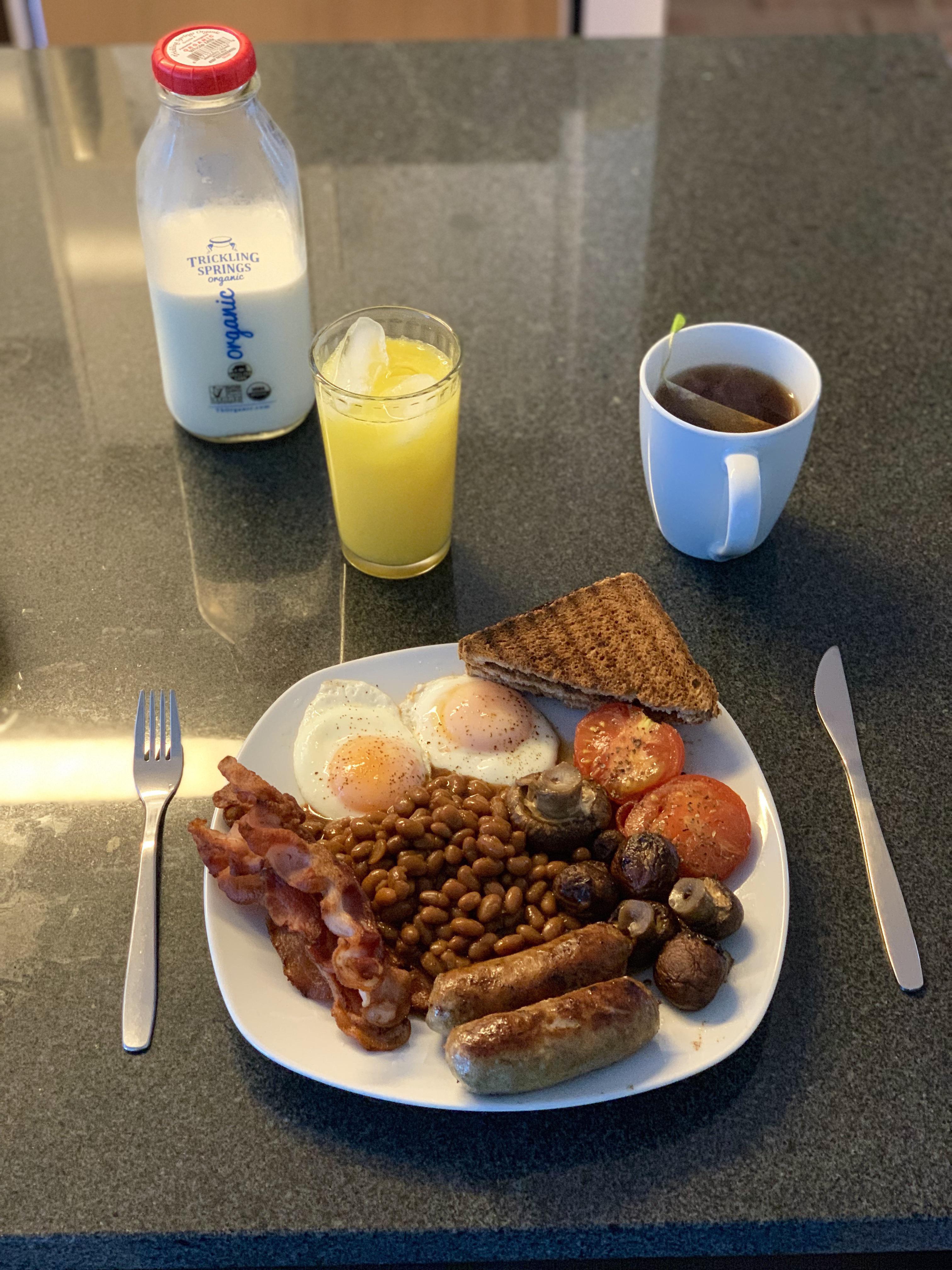 [Homemade] Full breakfast. r/food
