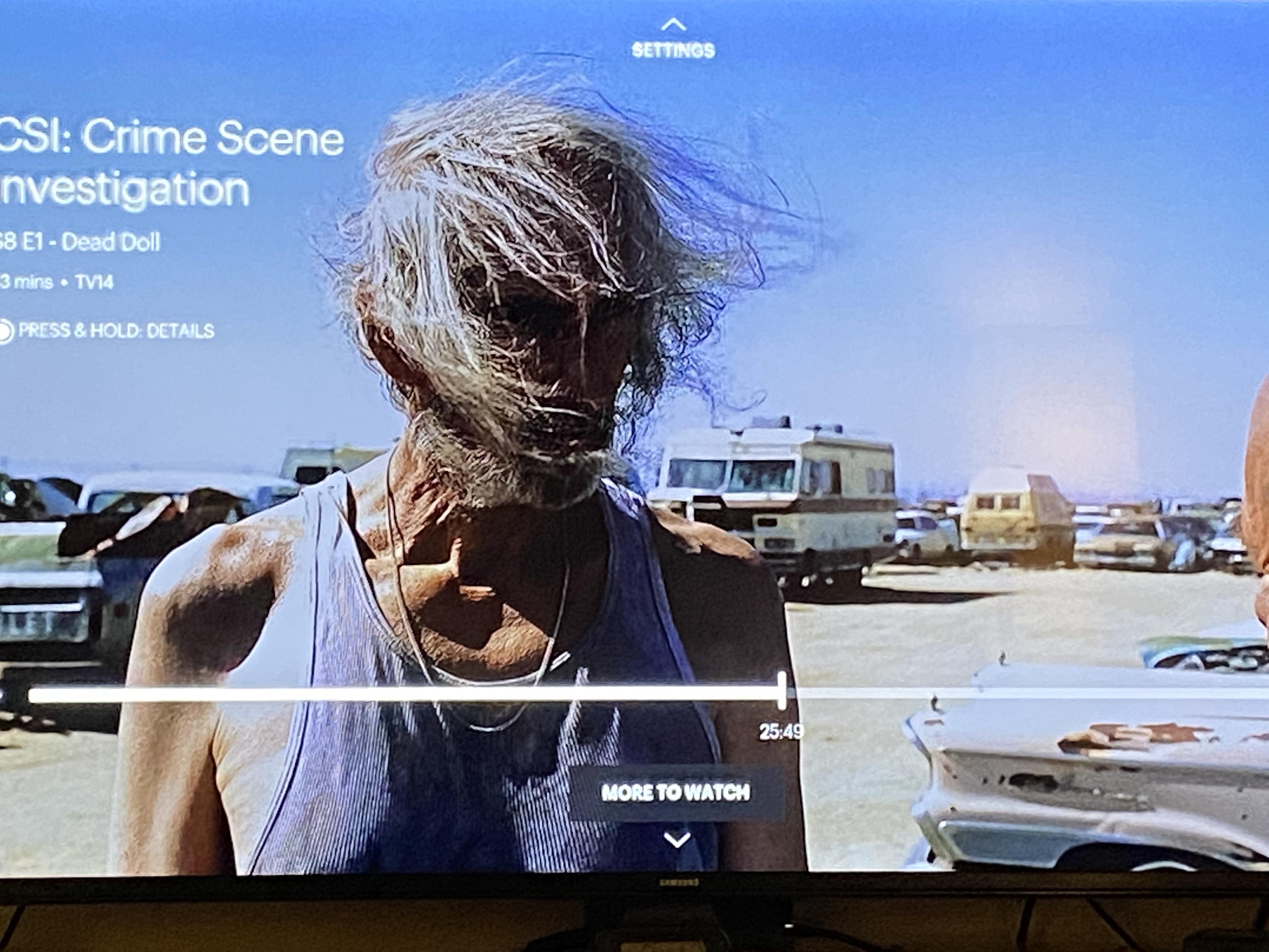 Watching CSI and spotted Joe the junkyard owner. What’s that in the