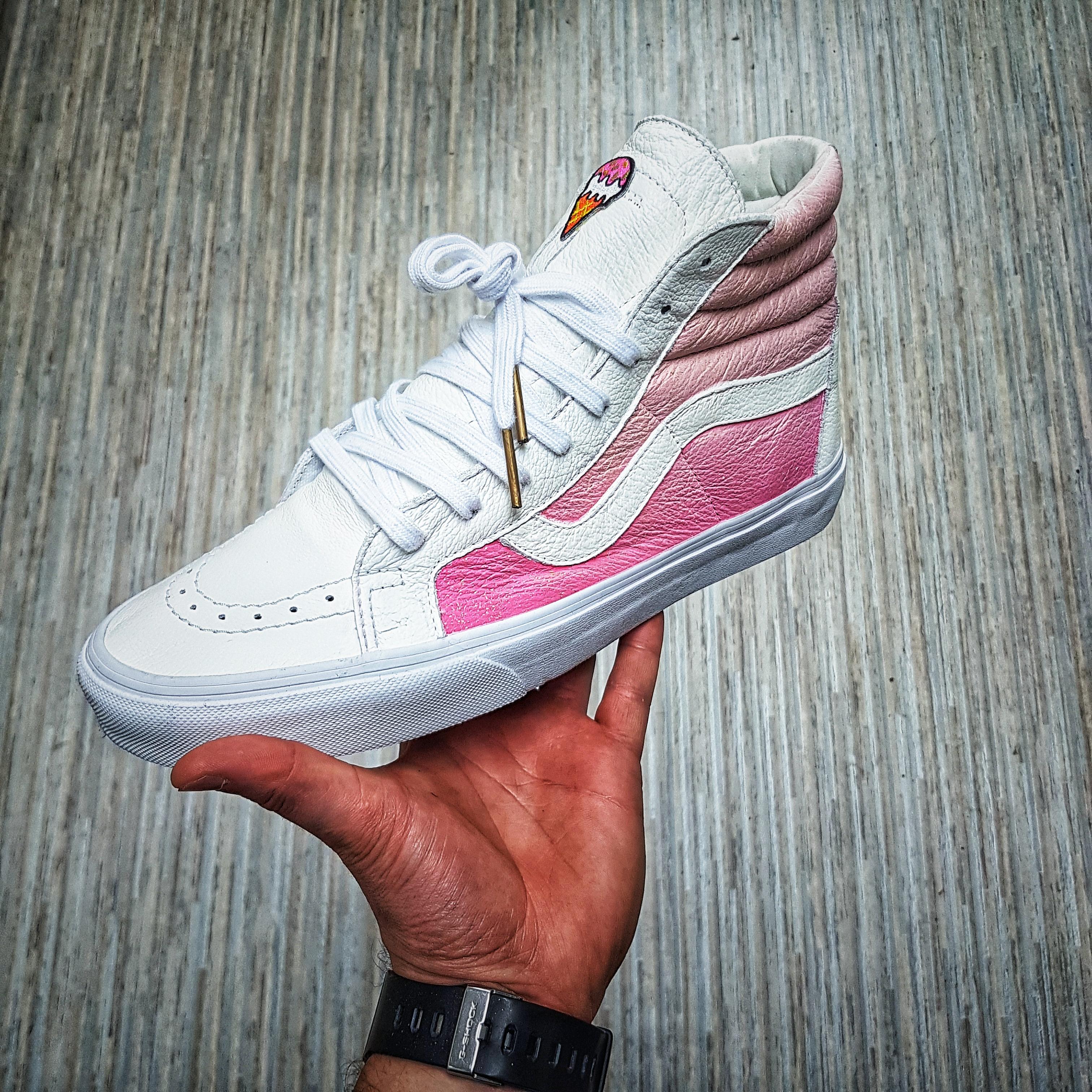 My latest custom Vans Sk8 Hi Ice Creams 🍦🍦🍦 r/Vans