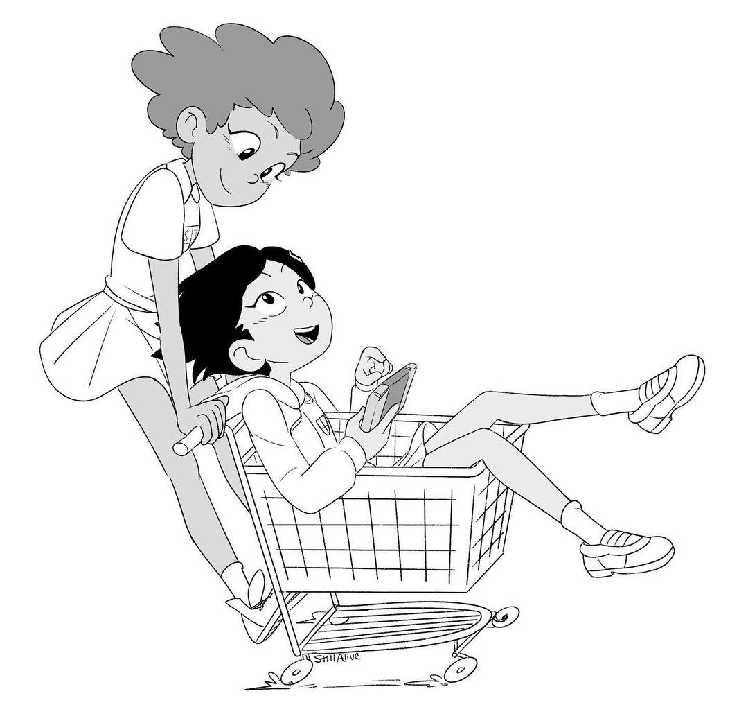 [stillalive.sa] Anne and Marcy hang out together. r/amphibia
