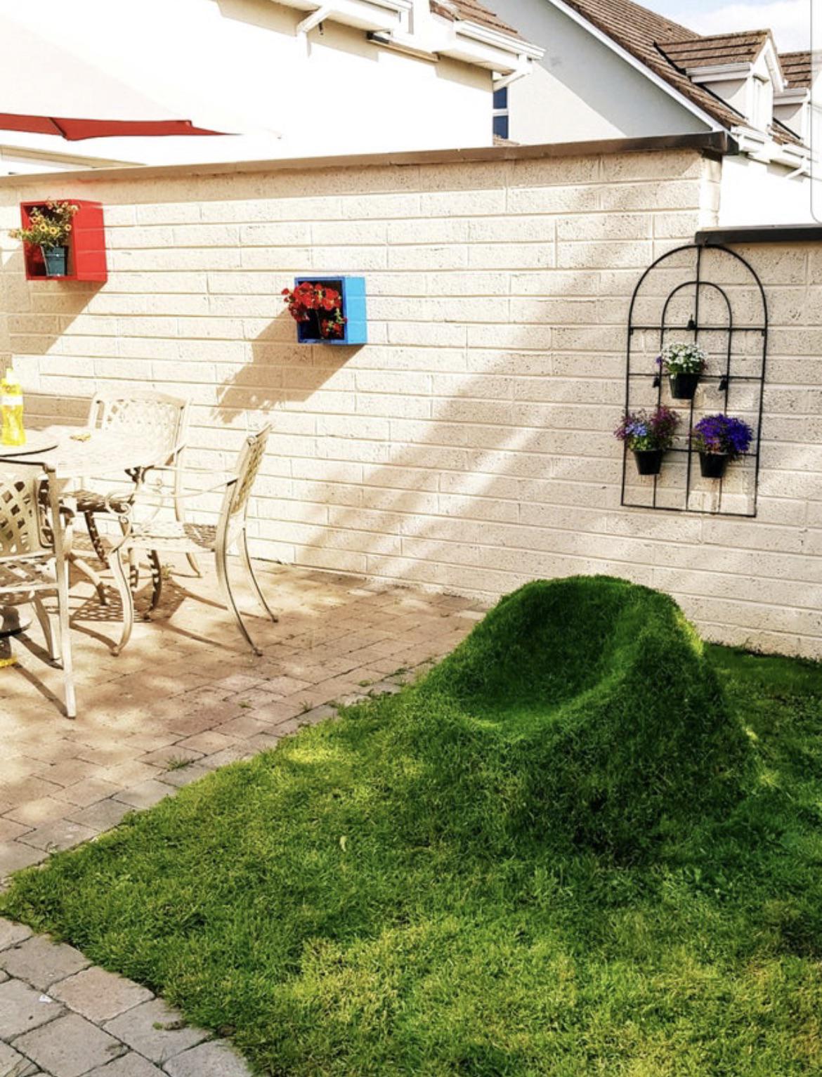 This grass chair. r/mildlyinteresting