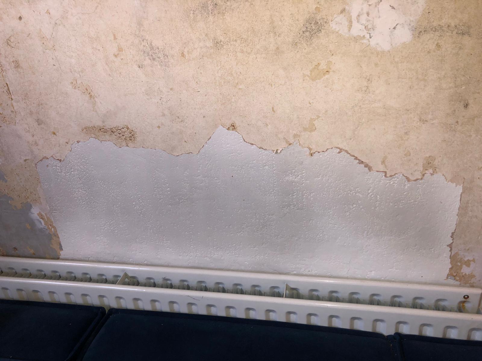 I've been stripping wallpaper on plaster walls, but it has unveiled a