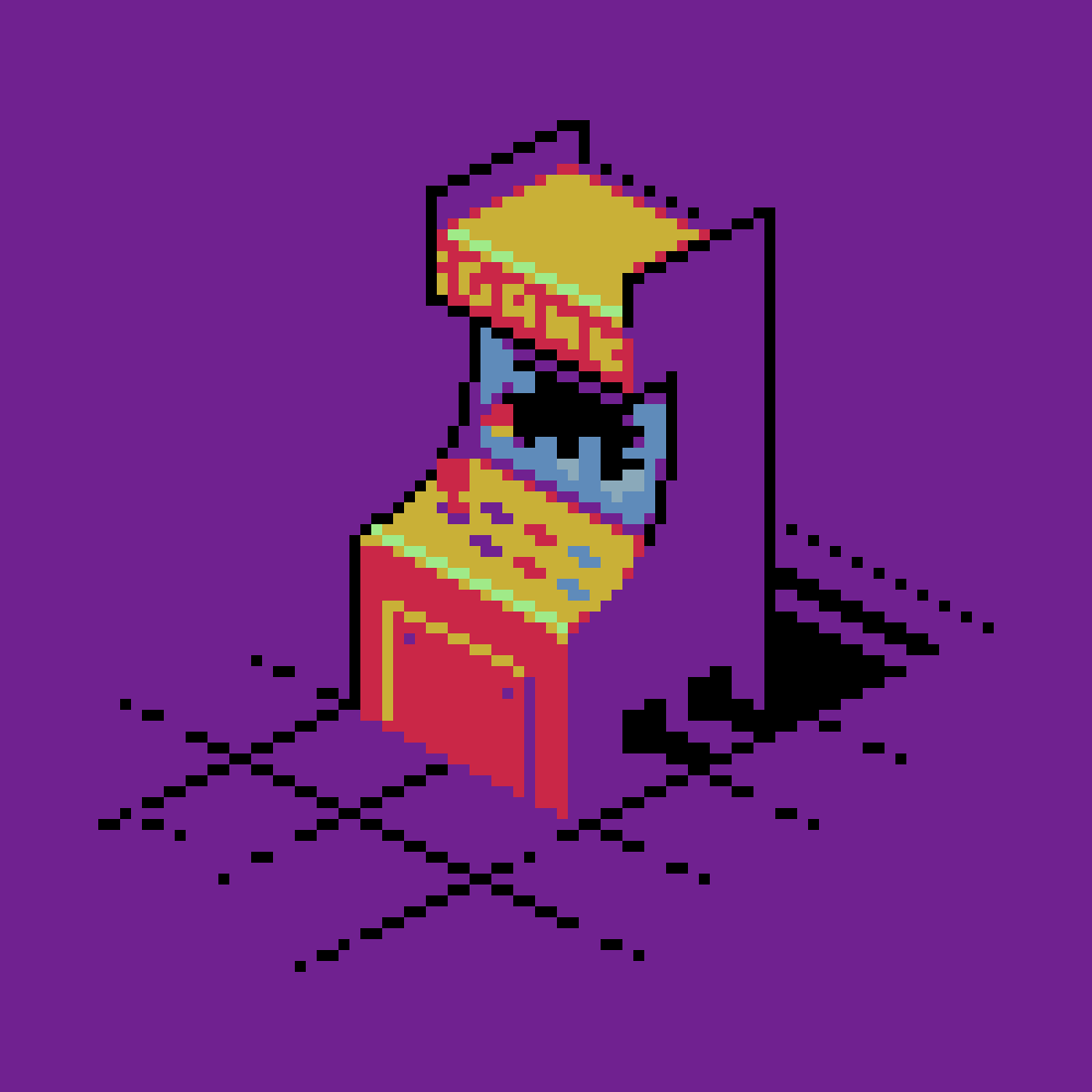 Arcade machine (7 colors) r/PixelArt