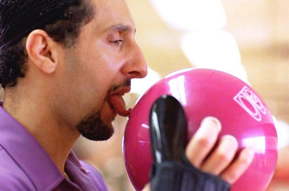 In ‘The Big Lebowski’, Jesus licks the bowling ball before obtaining a
