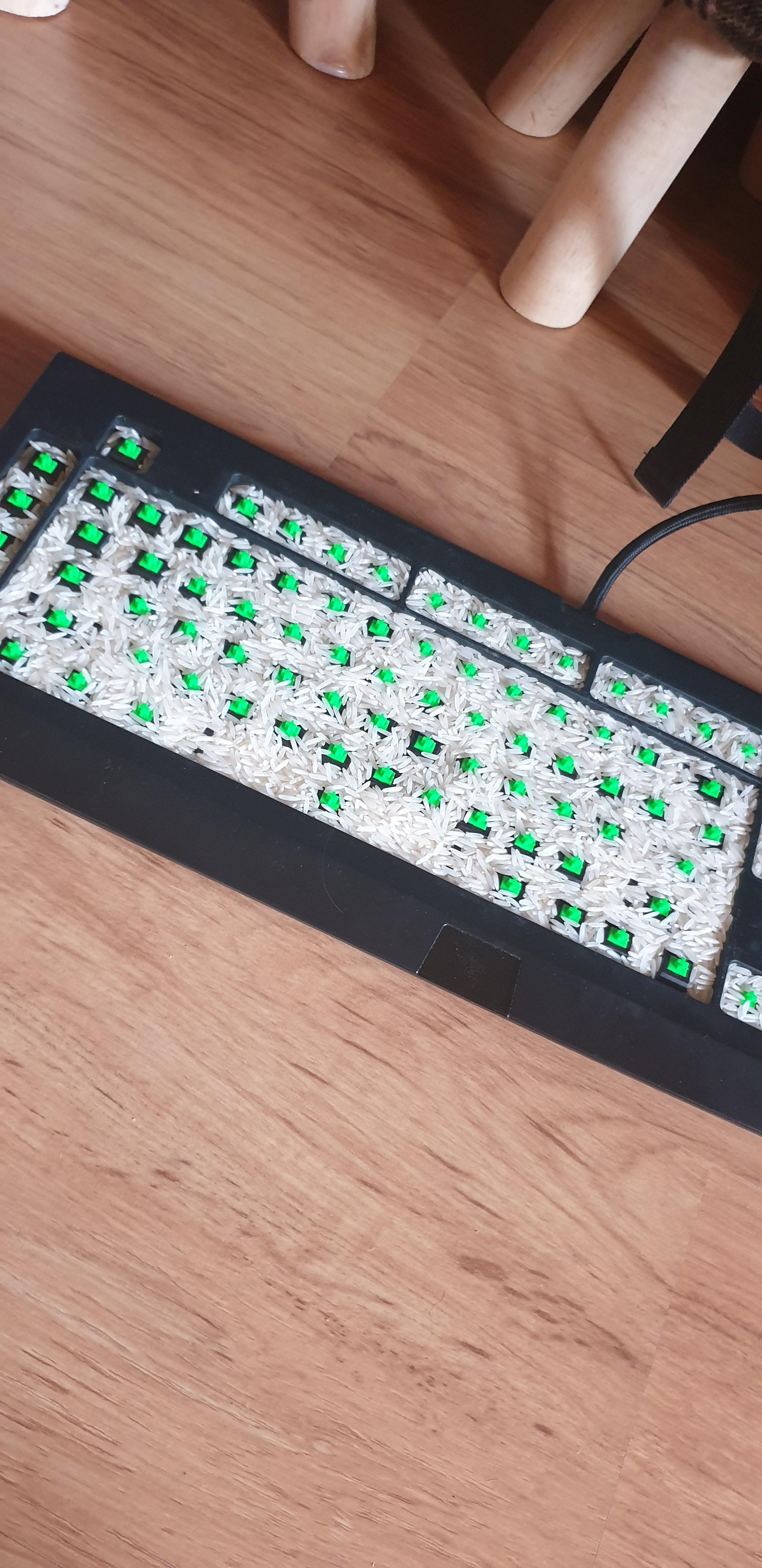 Just spilled some coke on my blackwidow and keys stopped working