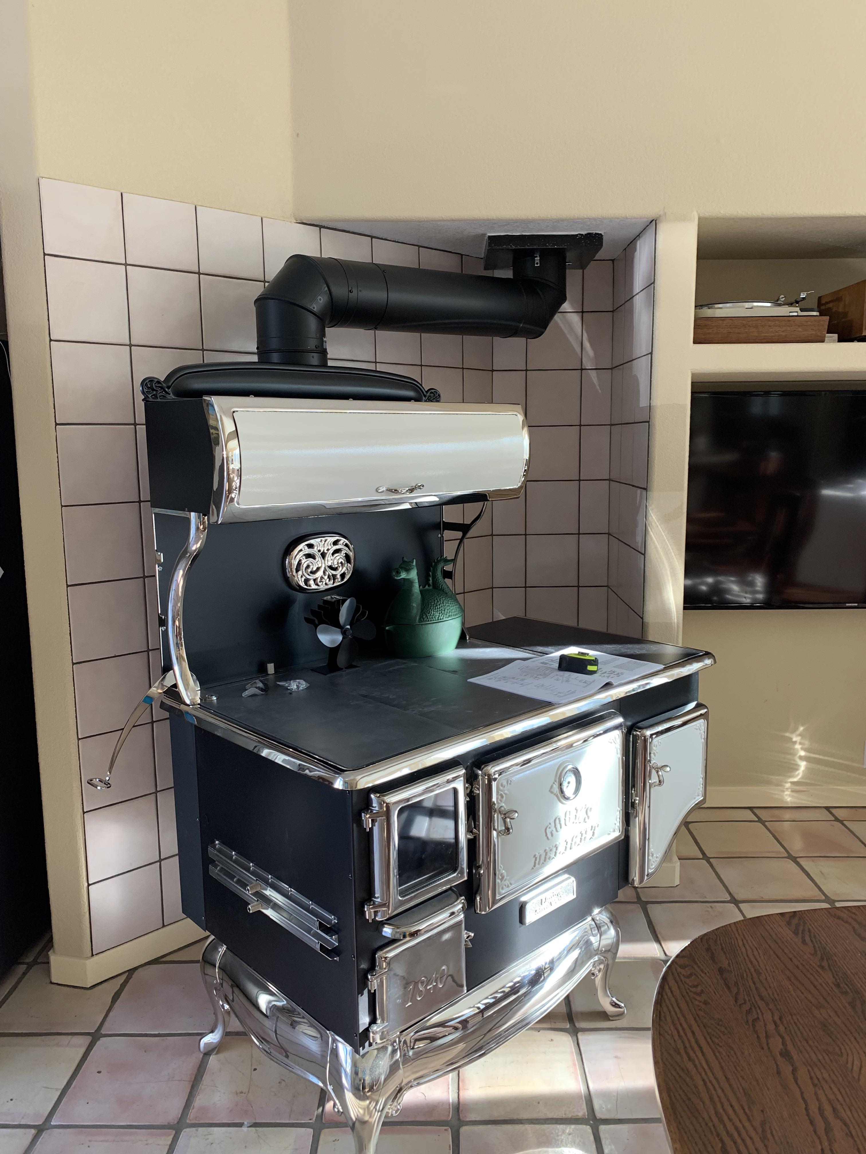 Wood Burning cooktop I installed the other day. r/Fireplaces