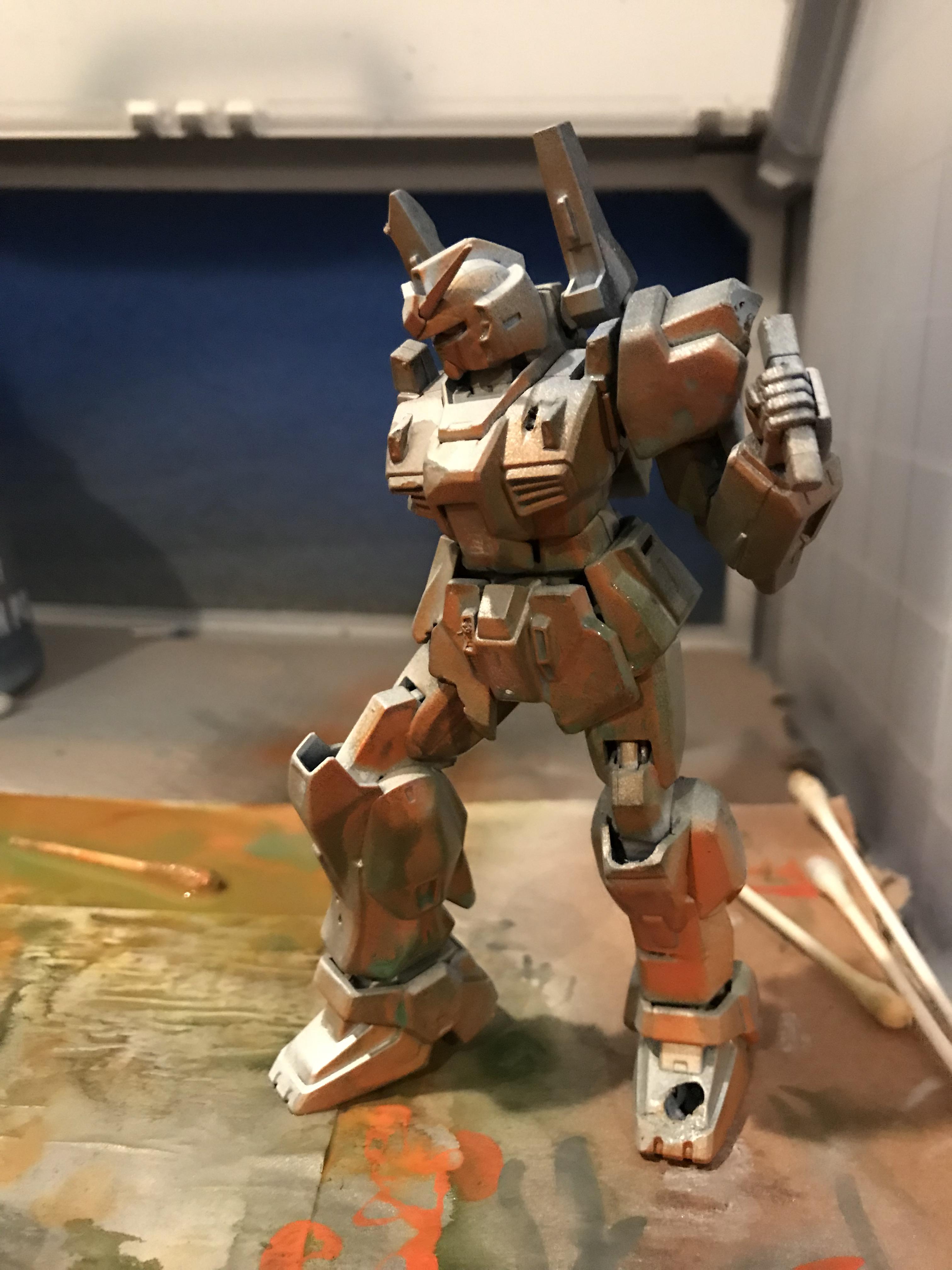 I like to finish off the last drops of paint on this guy when I finish