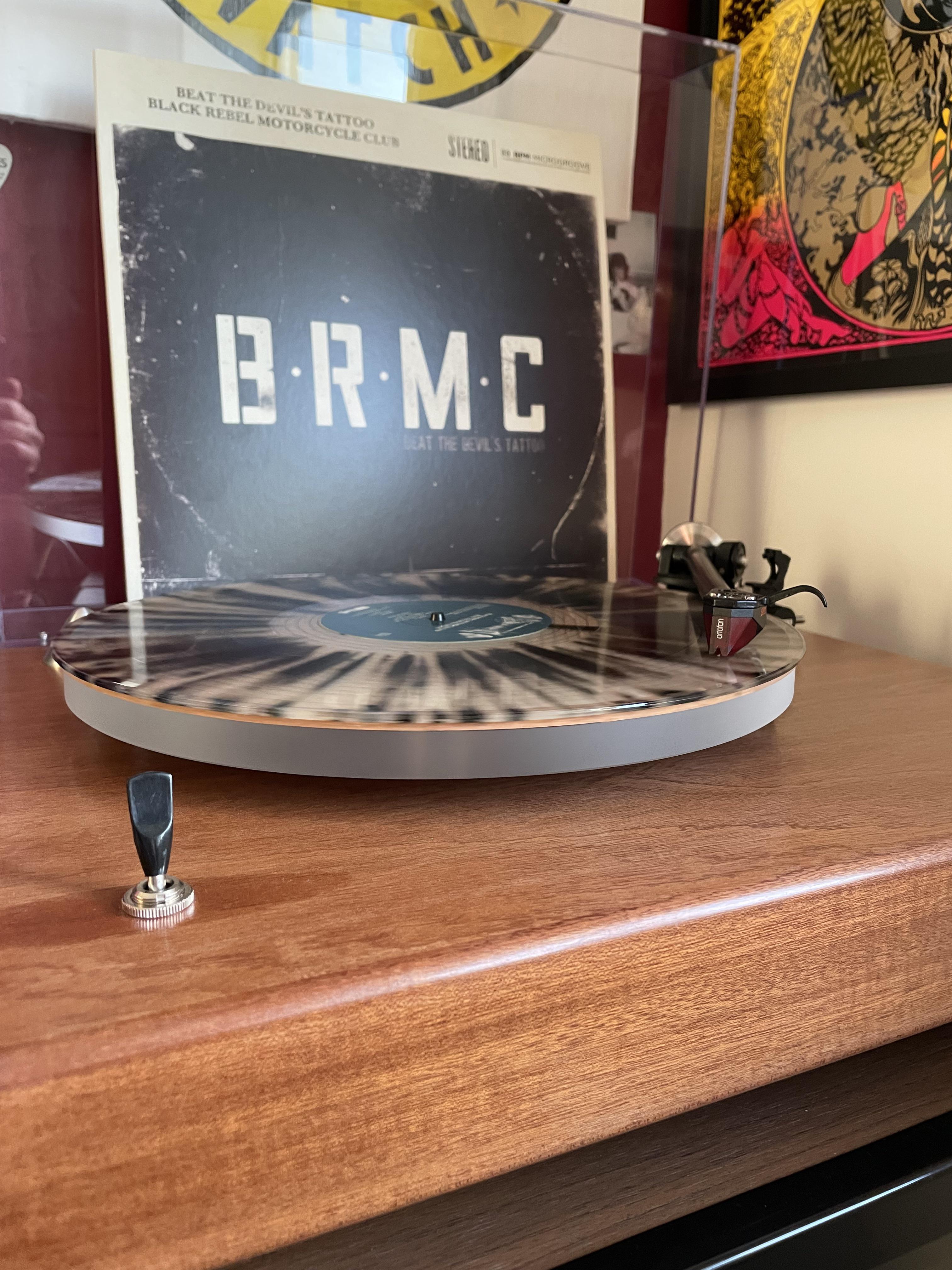 Made A Couple Upgrades To My Rega, It's A Mix Match Of Rega Parts, Was Originally A Standard Rega P1 Now Here We Are. Black Rebel Motorcycle Club, Beat The Devils Tattoo, 4032_x_3024_jpg