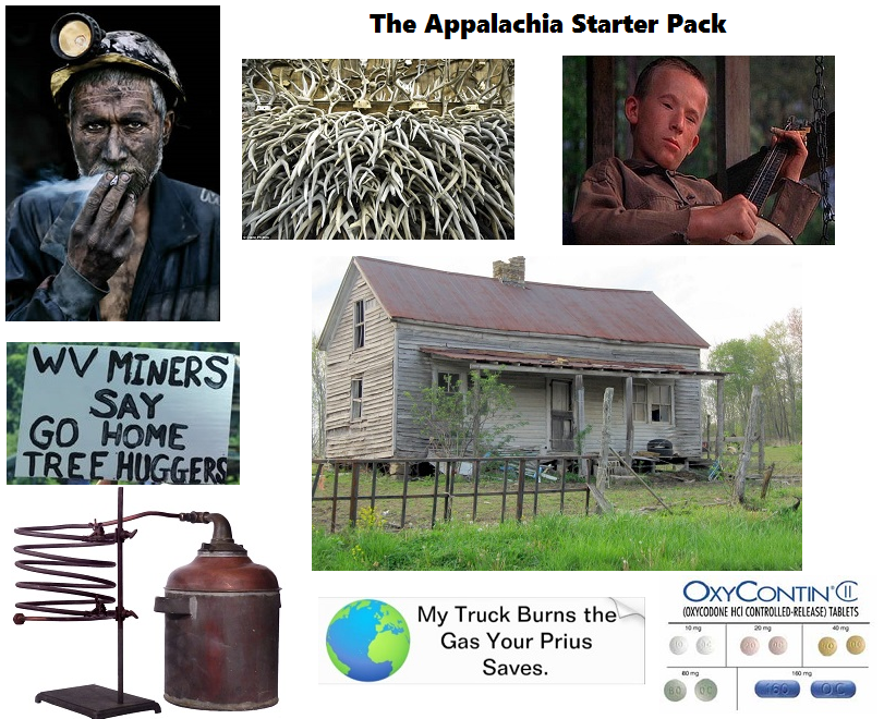 The Appalachia Starter Pack r/starterpacks