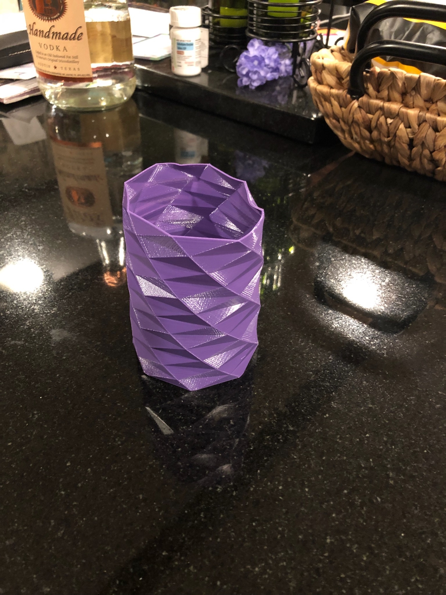 So my mom put the pencil cup I made her in the dishwasher... Please