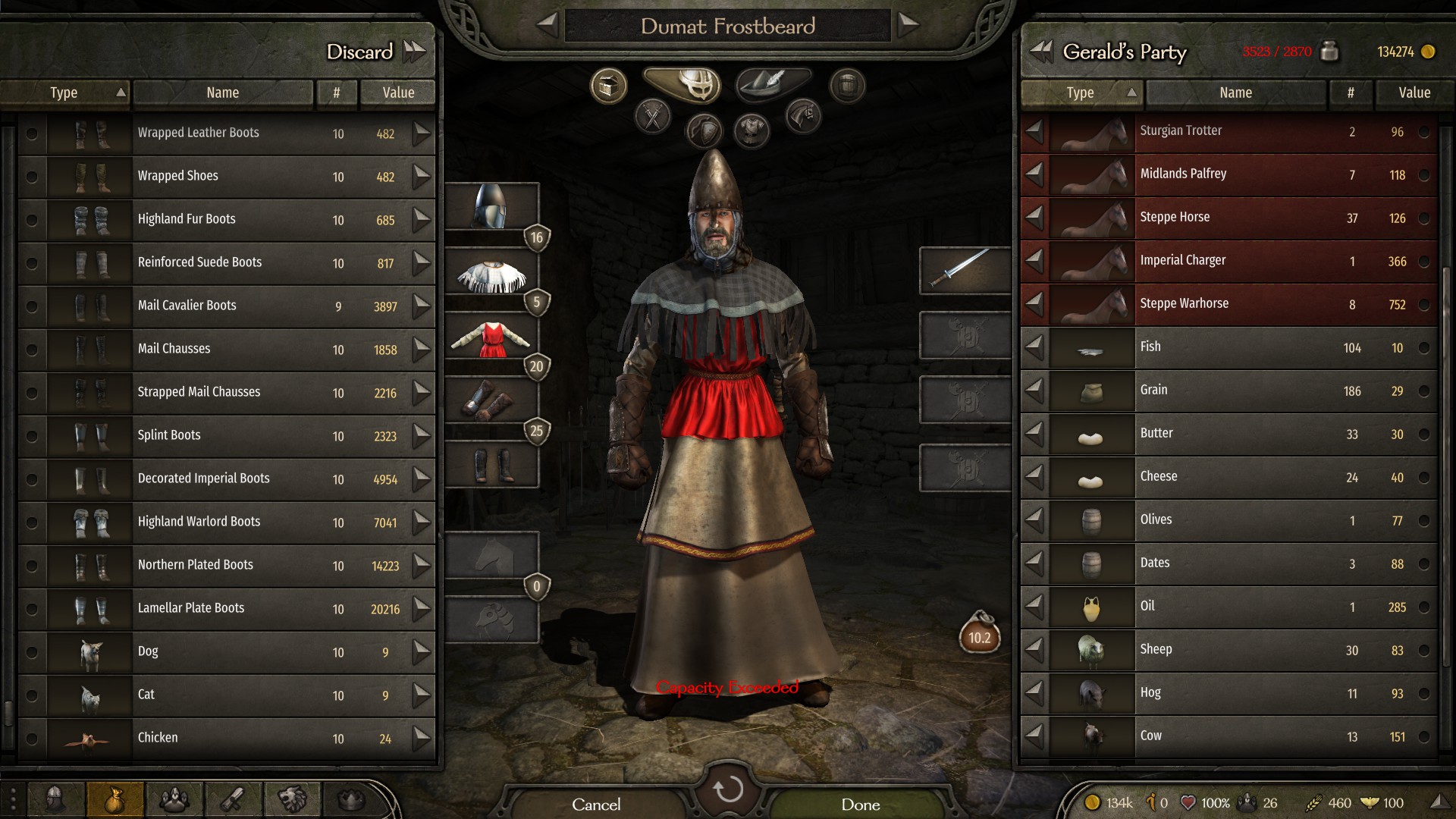 When you come out of the fancy dress shop r/Bannerlord