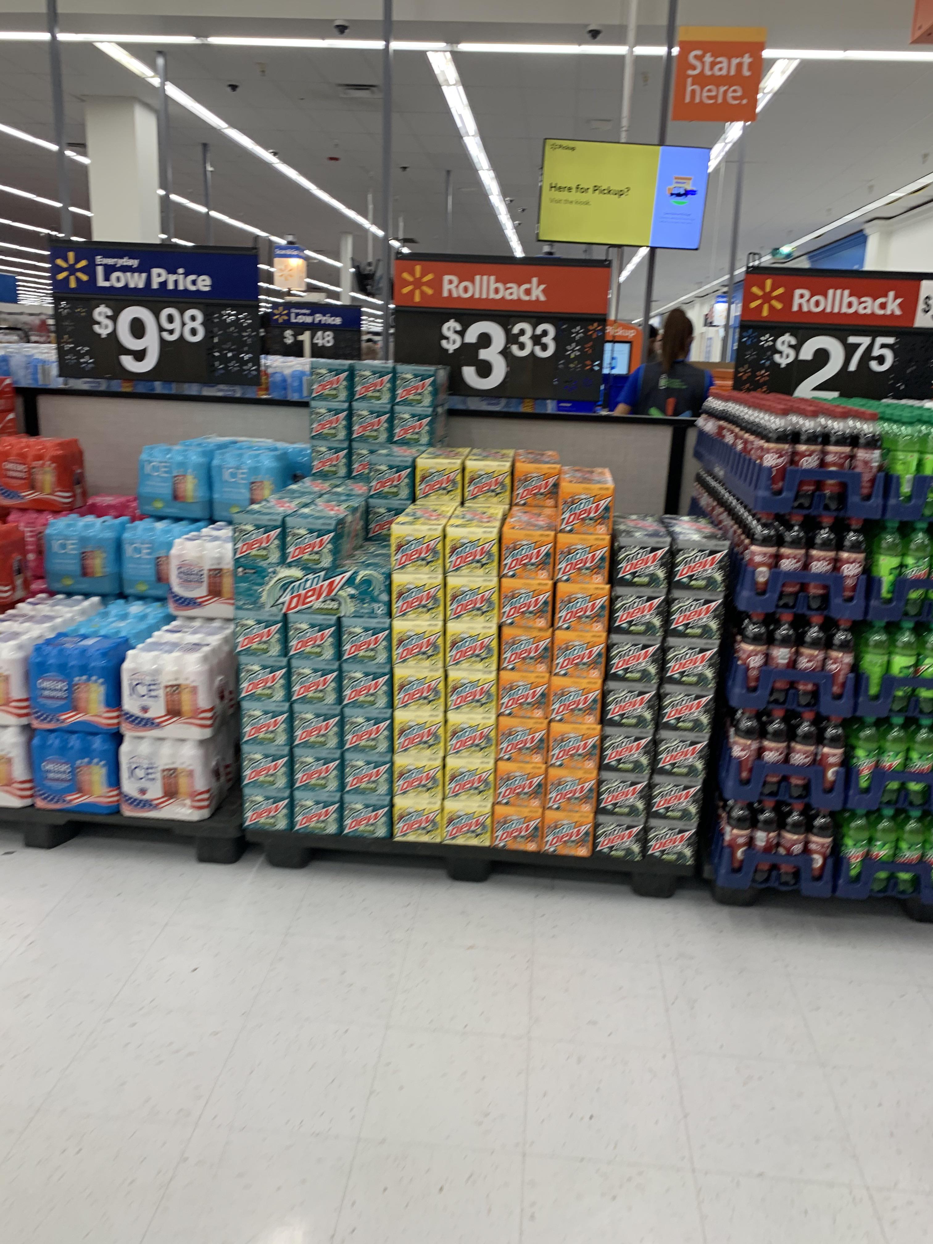 for my Columbus OH friends. Walmart on Hilliard rome rd r/mountaindew