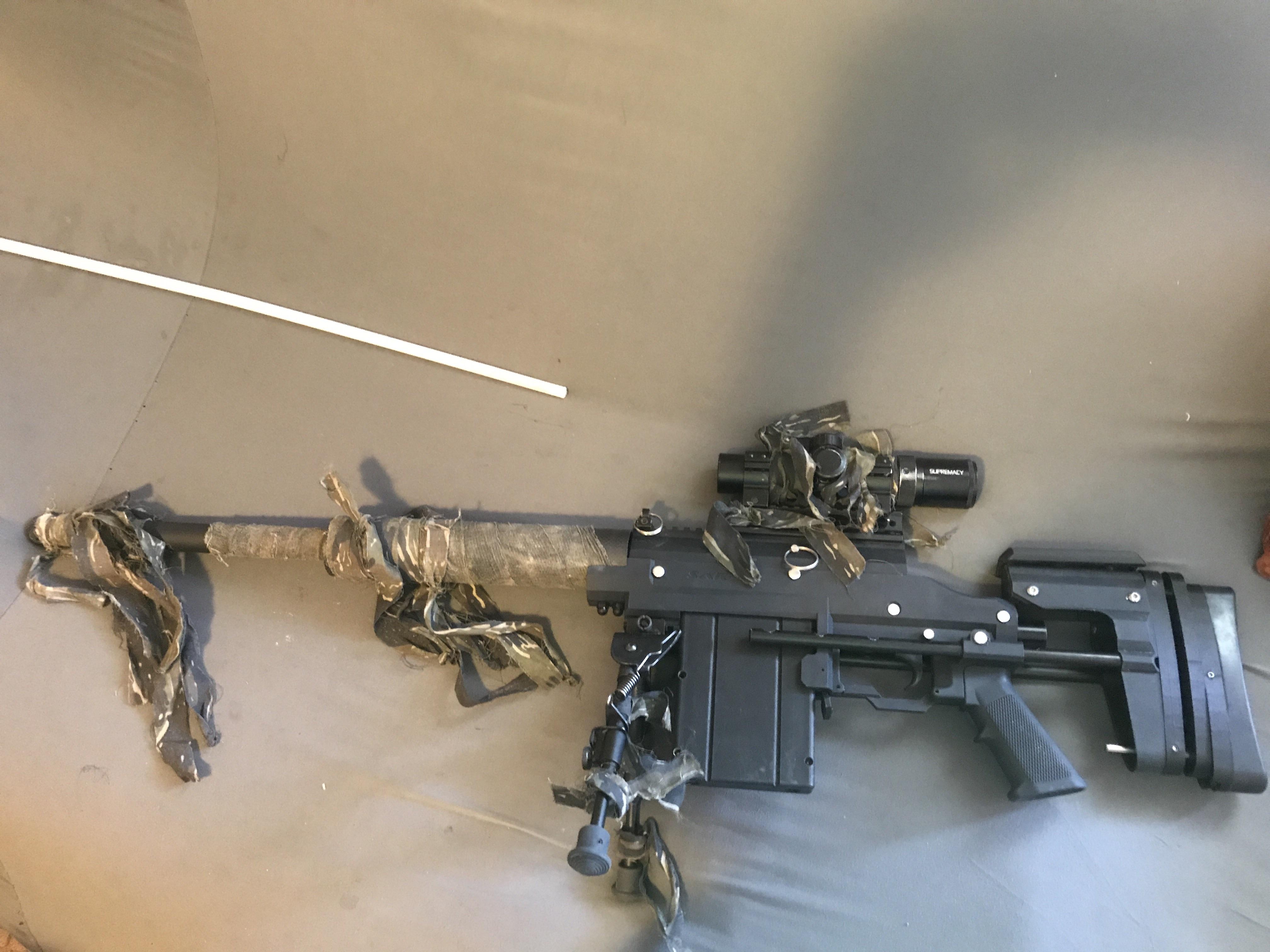 New adjustable stock (SAR12c) r/paintball