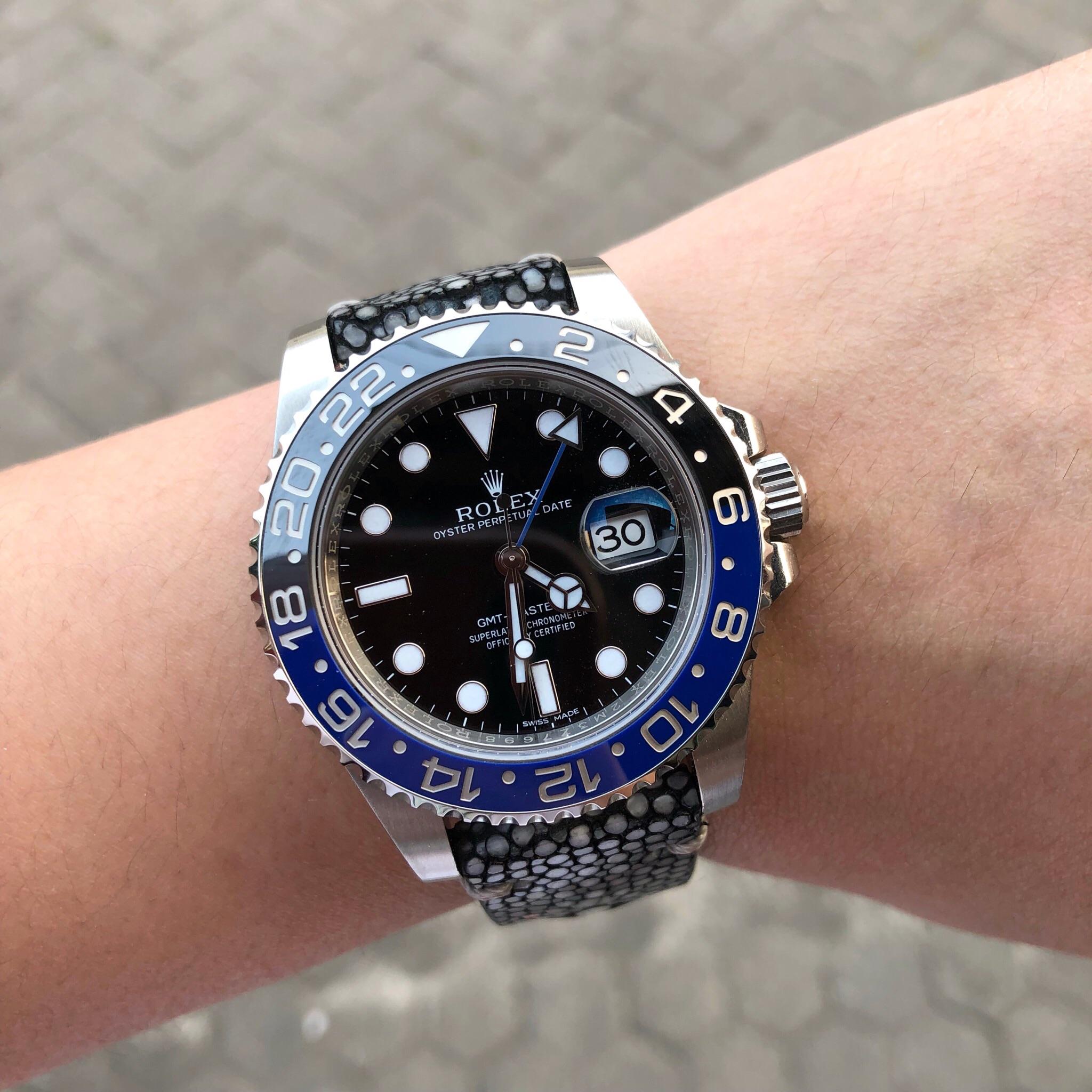 GMT Master II + Combat Strap Stingray r/rolex
