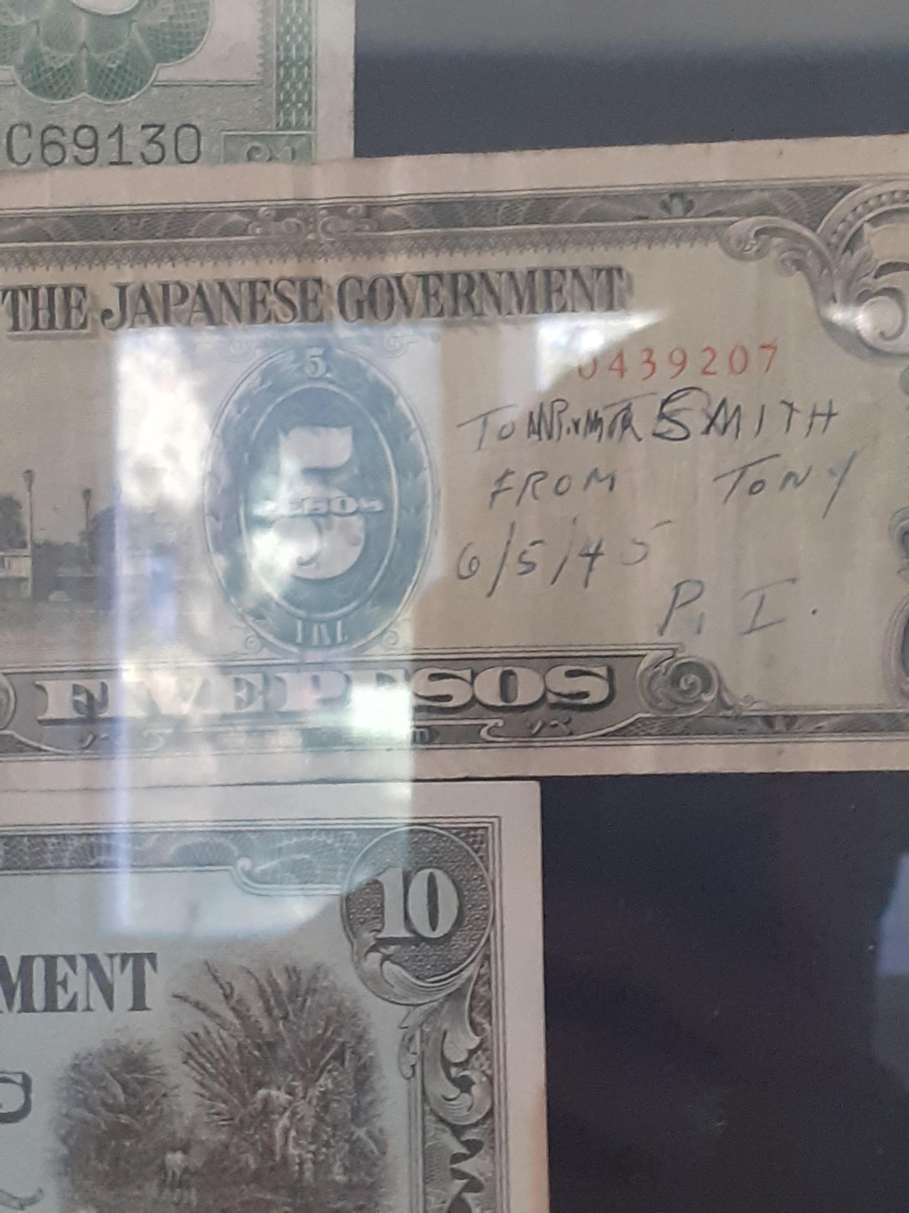 This bill with writing on it from the 1940's r/mildlyinteresting