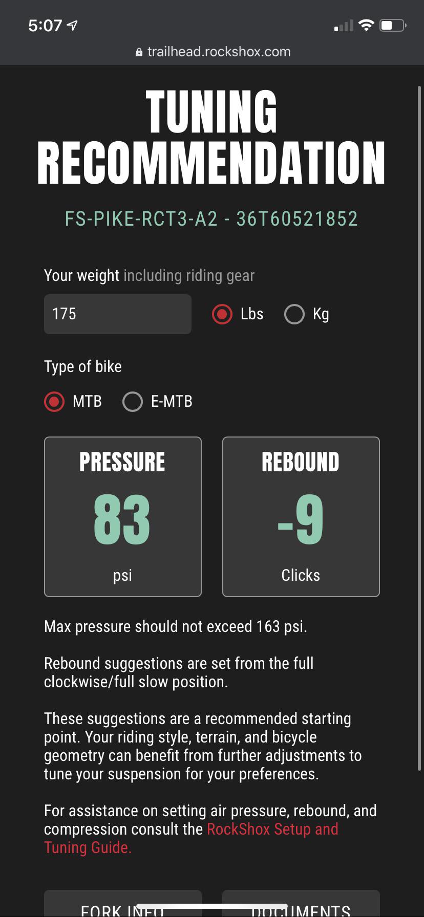 Does this PSI in my rear shock seem a bit low? I’m trying to see what